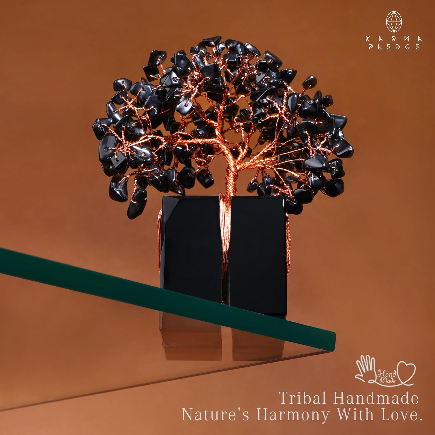 Crystal Tree of Life 7 Chakra Healing Crystals Trees for Home Decor, Office Desk Decor, Boho Decor, Handmade Bonsai Trees for Positive Energy, Money, Good Luck Birthday Gifts for Women, Mom