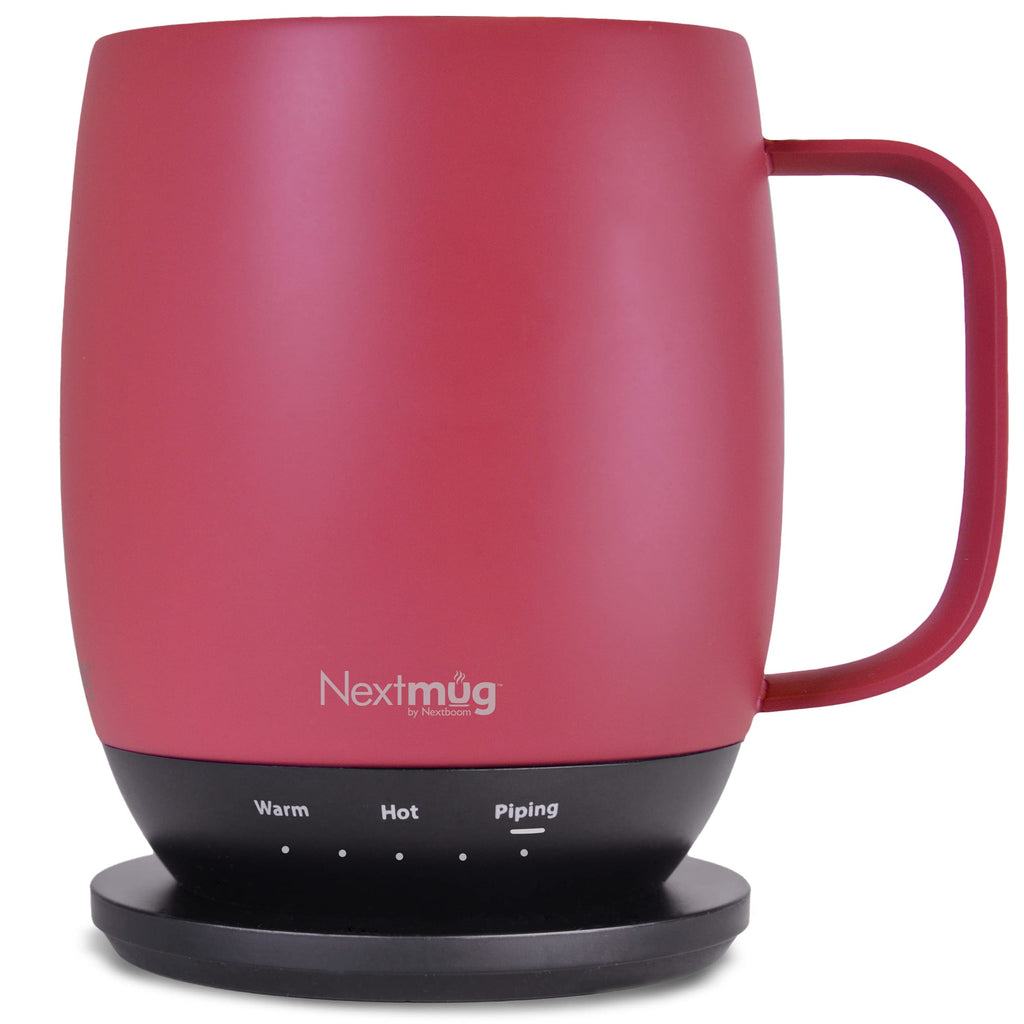 Nextmug - Temperature-Controlled, Self-Heating Coffee Mug (Black - 14 oz.)
