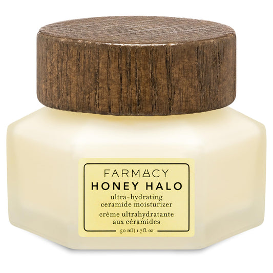 Farmacy Honey Cloud Lightweight Face Moisturizer - Hydrating Face Lotion Infused with Hyaluronic Acid, Peptides & Chamomile - Daily Facial Moisturizer for Oily, Sensitive, or Combination Skin (50ml)