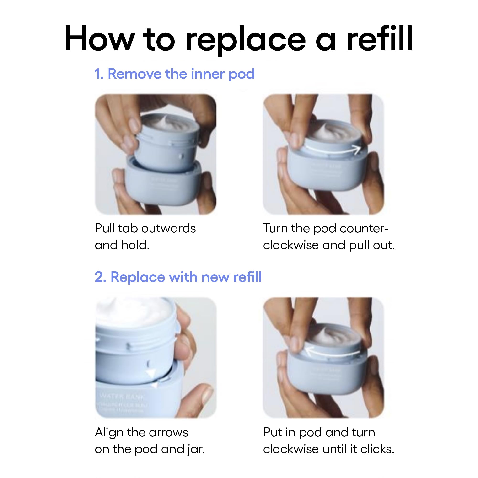 LANEIGE Water Bank Blue Hyaluronic Cream Moisturizer: Hydrating Korean Face Cream with Squalane & Ceramide for Skin Barrier Support, Dermatologist-Tested