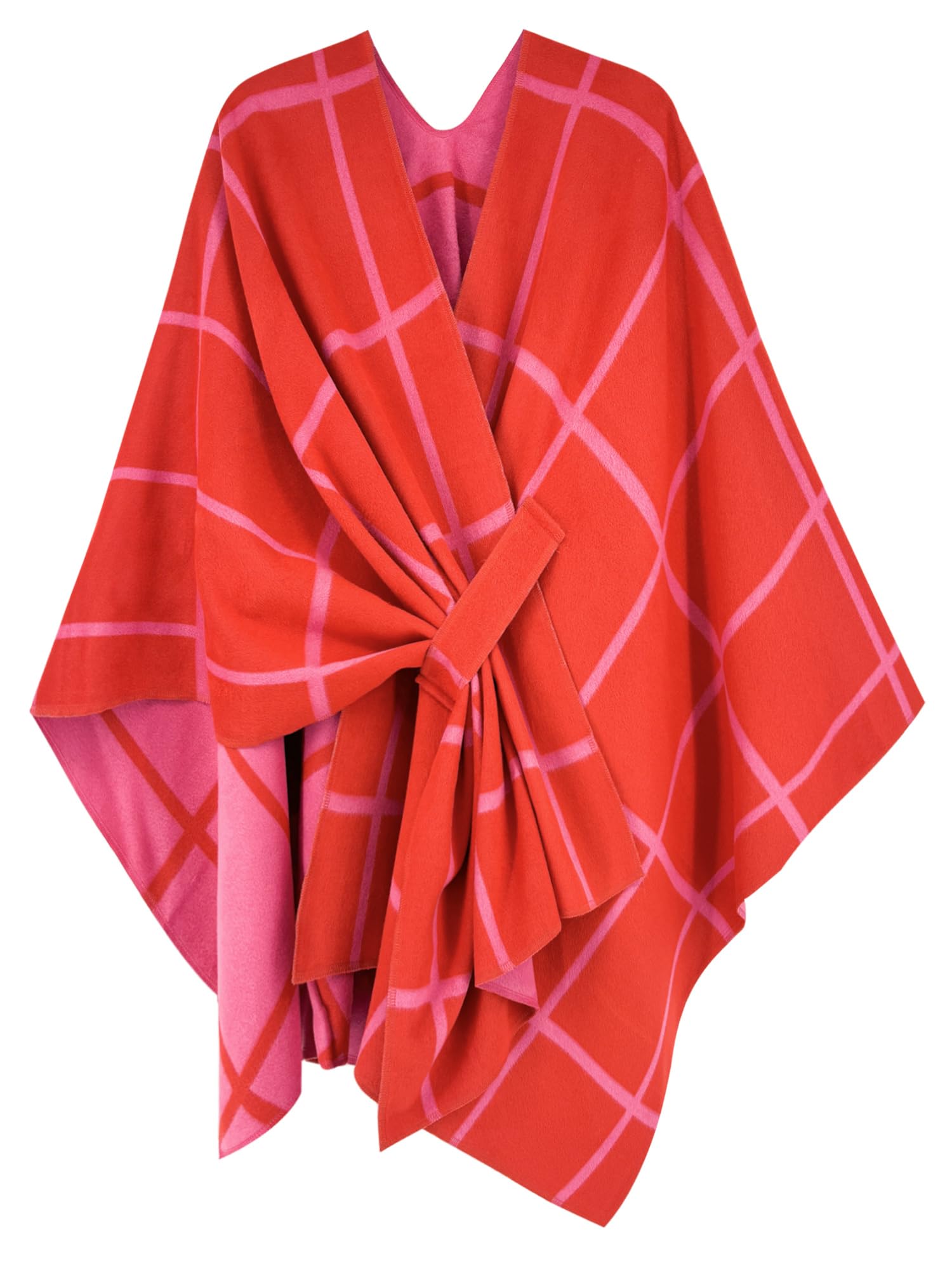 Moss Rose Women's Shawl Wrap Poncho Ruana Cape Open Front Cardigan Shawls for Fall Winter