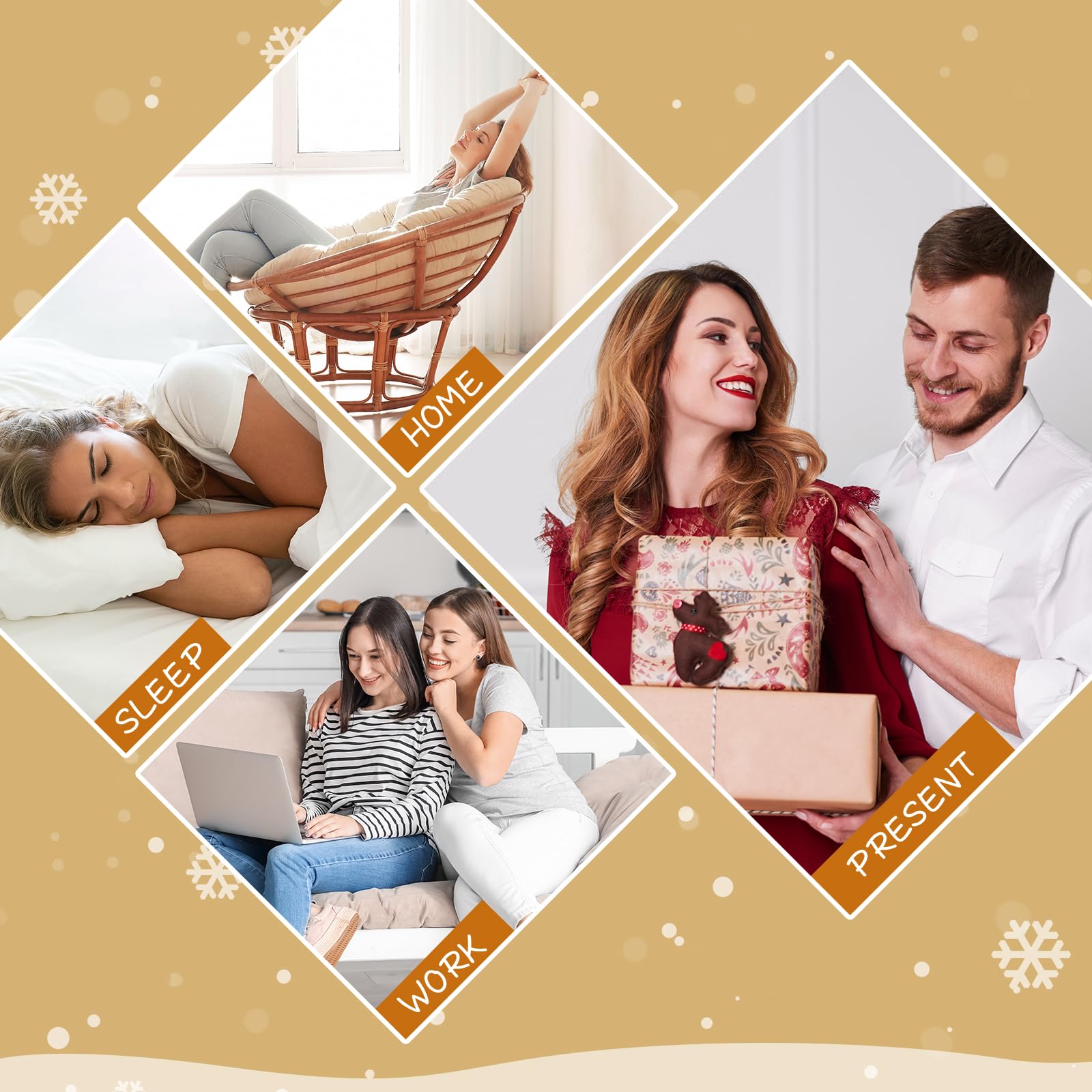 Fuzzy Socks for Women Gifts, Fluffy Cozy Plush Soft Slipper Socks for Fall Winter Christmas Warm Sleeping Home 5/6 Pairs