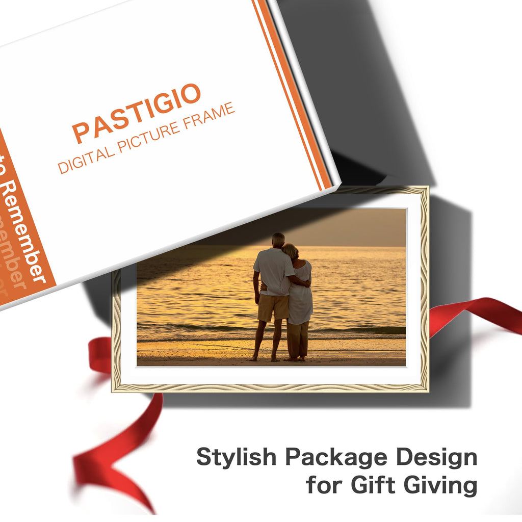 Digital Picture Frame, 10.1'' Frameo Digital Frame Wifi, 32GB Memory, 1280*800 HD Touch Screen Digital Photo Frame, Wall Mountable, Auto-Rotate, Share Instantly, Wedding, Birthday Gifts for Women, Mom