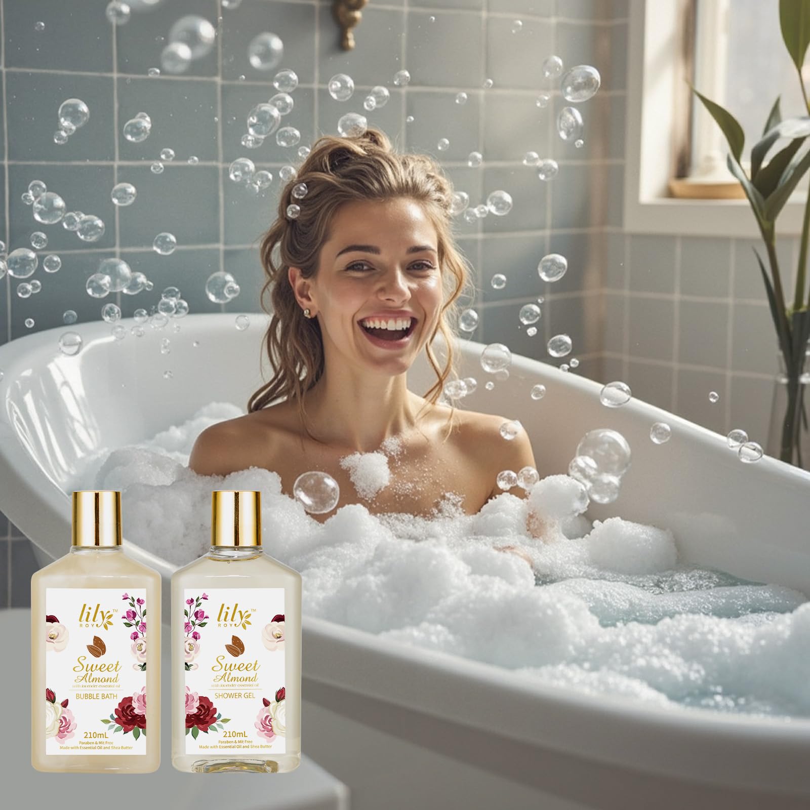 Christmas Gift Basket Set for Women - Ultimate 15-Piece Bath & Body Gift Set, Spa Gift Basket, Bath Collection | Birthday Gift, Mothers Day Gifts for Mom, Perfect Present for Her & Mom All Occasions