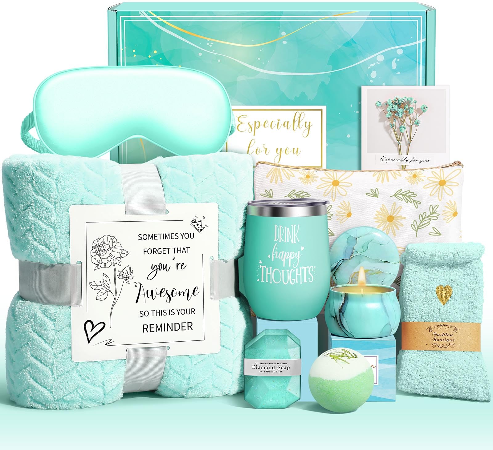 Happy Birthday Gifts for Women Self Care Gift, Relaxing Care Package Spa Gift Basket, Valentines Day, Mothers Day, Christmas, Birthday Gifts for Women Mom Her Friend Sister Wife