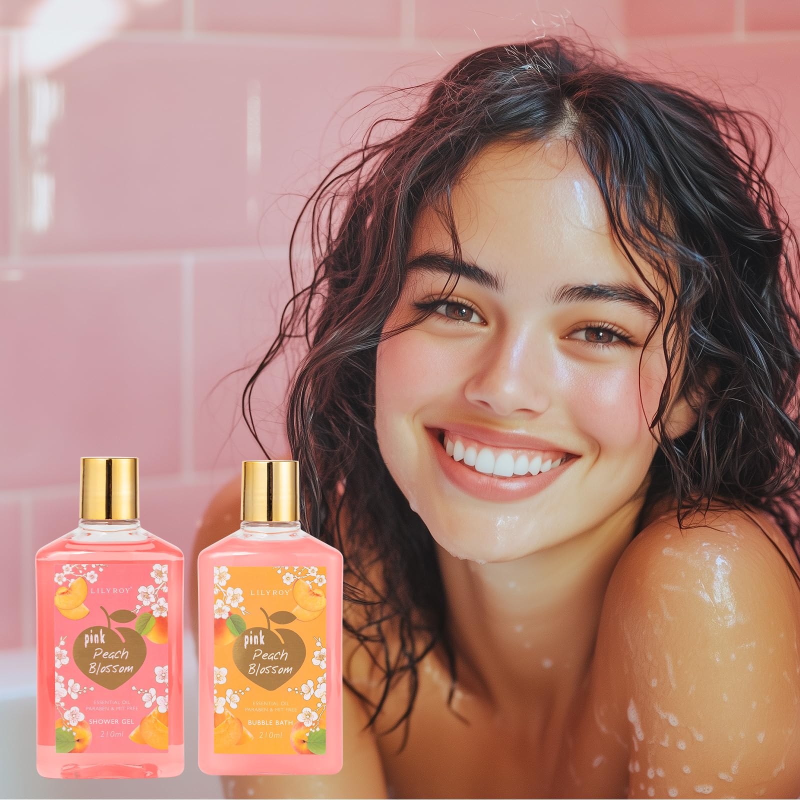 Christmas Gift Basket Set for Women - Ultimate 15-Piece Bath & Body Gift Set, Spa Gift Basket, Bath Collection | Birthday Gift, Mothers Day Gifts for Mom, Perfect Present for Her & Mom All Occasions