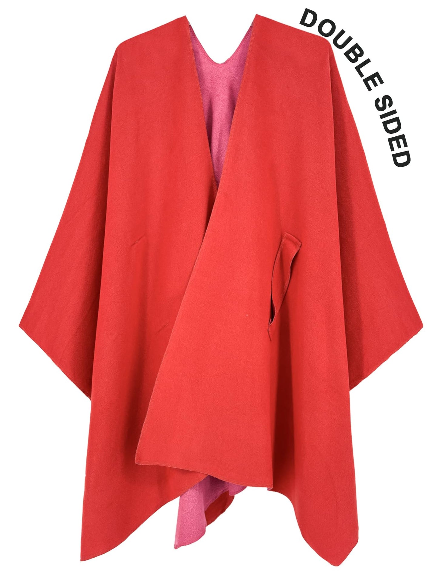 Moss Rose Women's Shawl Wrap Poncho Ruana Cape Open Front Cardigan Shawls for Fall Winter