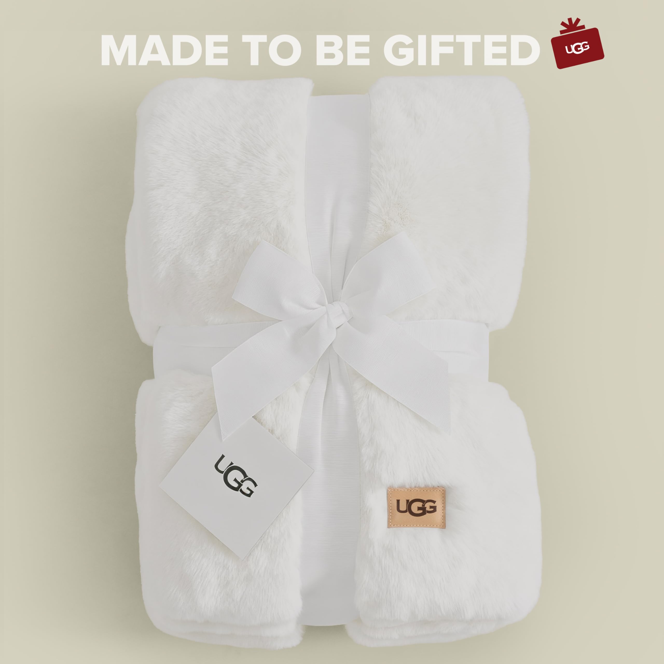 UGG Plush Faux Fur Throw Blanket Reversible Medium Weight Luxury Soft Throw Blankets for Bed or Chair, Hypoallergenic, Machine Washable, Home Decor, 50-inch x 70-inch, Charcoal Dark Grey (Euphoria)