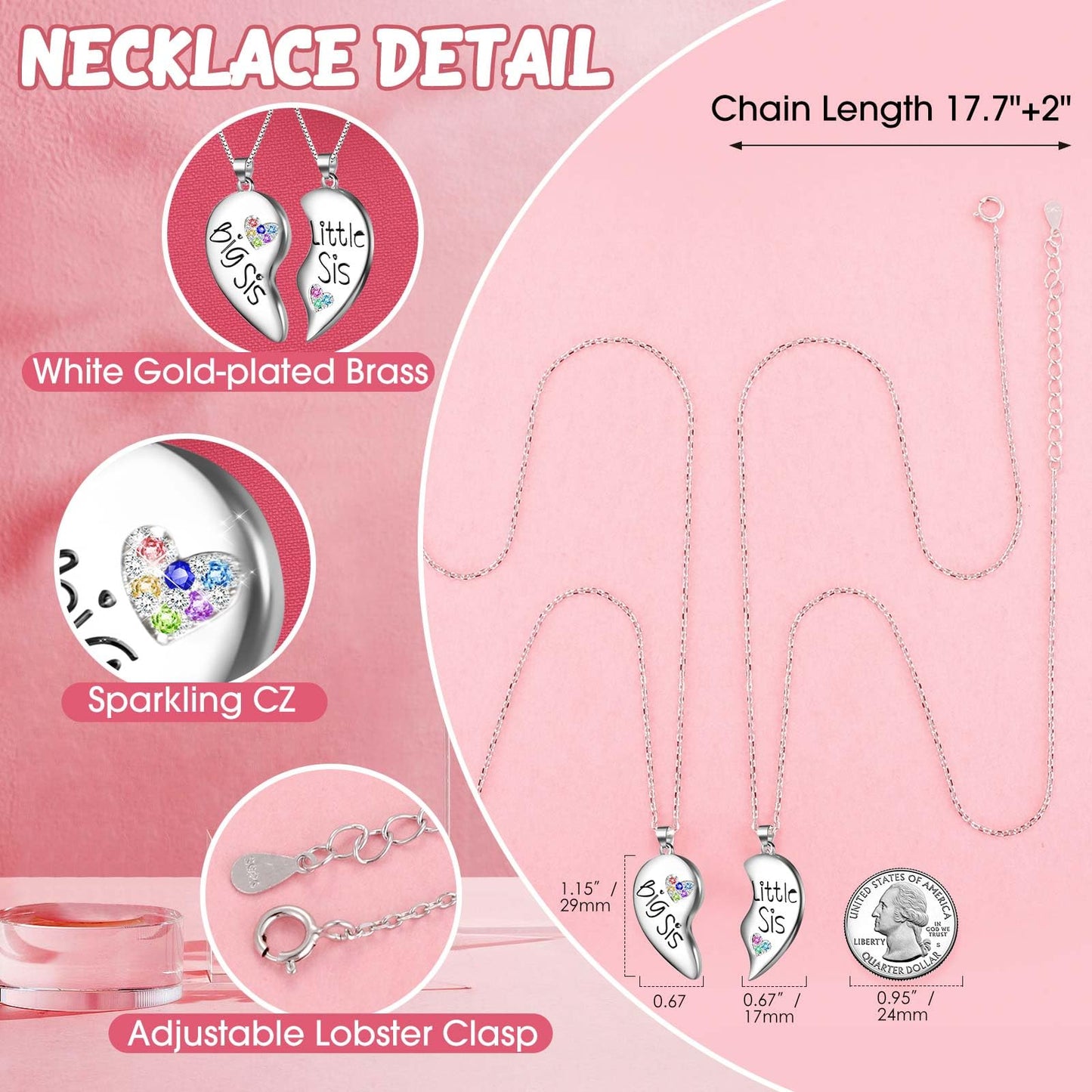 ADDWel Rose Gifts for Women Birthday Christmas - Preserved Real Roses Forever Red Flowers with I Love You in 100 Languages Necklace and Cute Moss Bear for Girlfriend Wife Mom Grandma