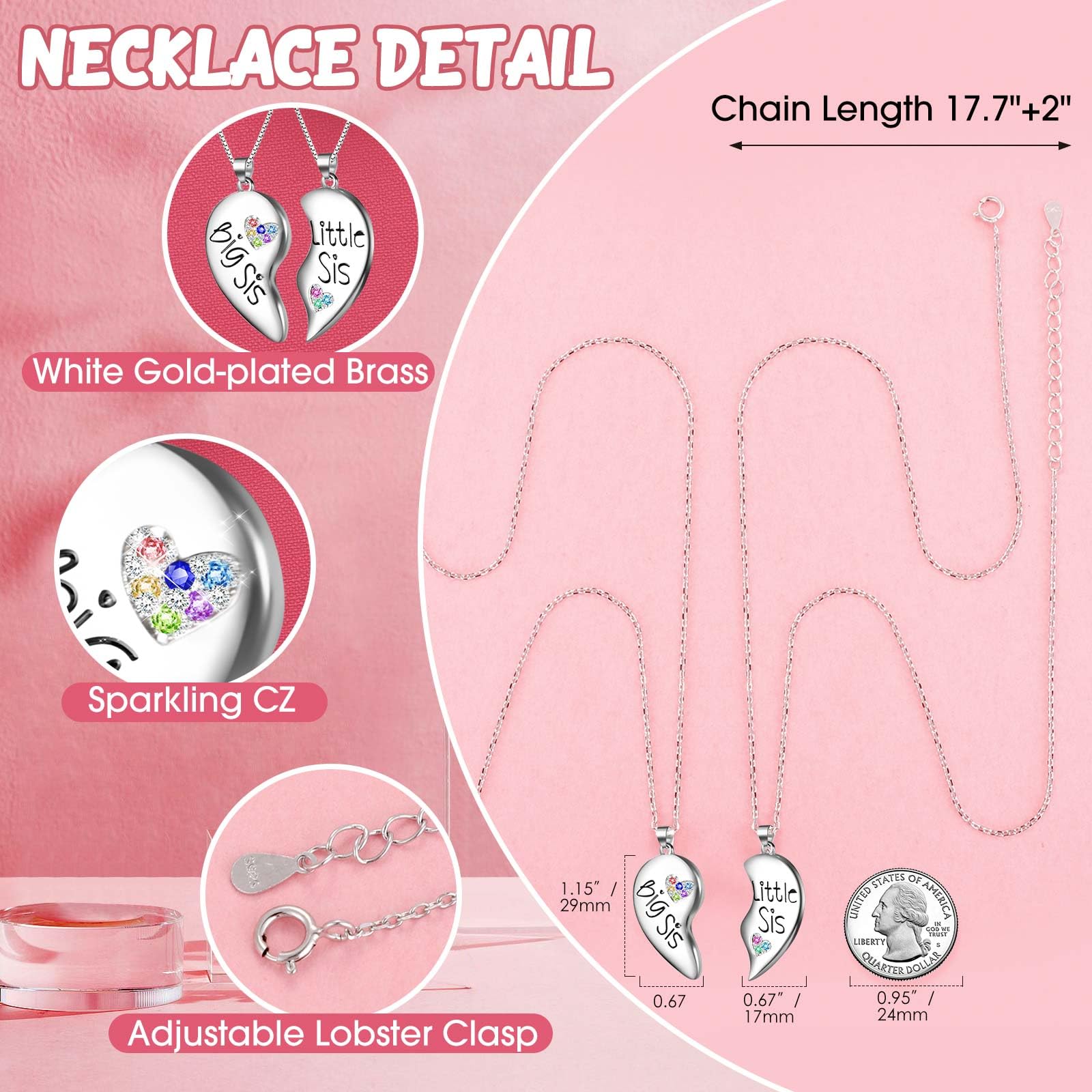 ADDWel Rose Gifts for Women Birthday Christmas - Preserved Real Roses Forever Red Flowers with I Love You in 100 Languages Necklace and Cute Moss Bear for Girlfriend Wife Mom Grandma