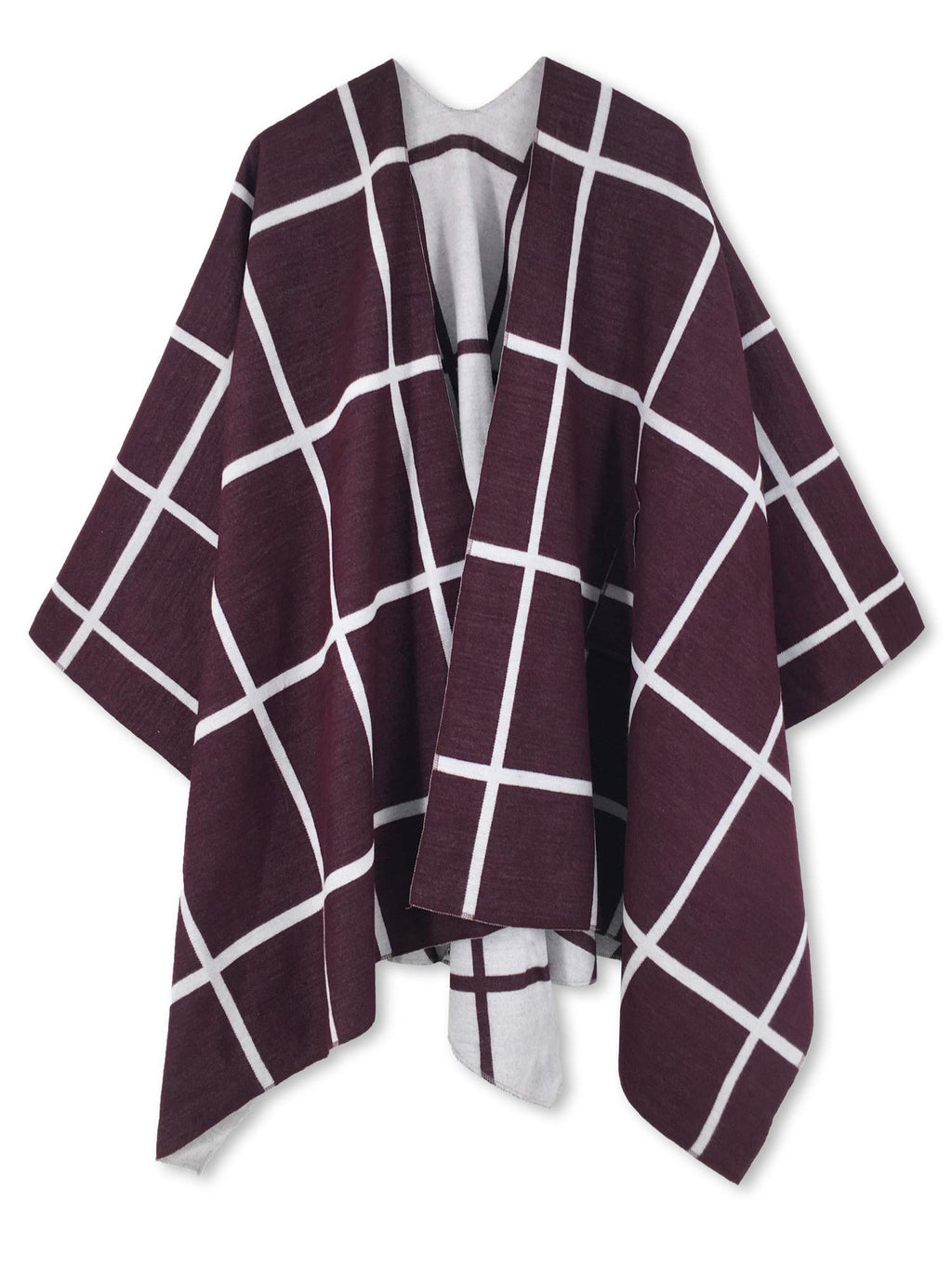 Moss Rose Women's Shawl Wrap Poncho Ruana Cape Open Front Cardigan Shawls for Fall Winter