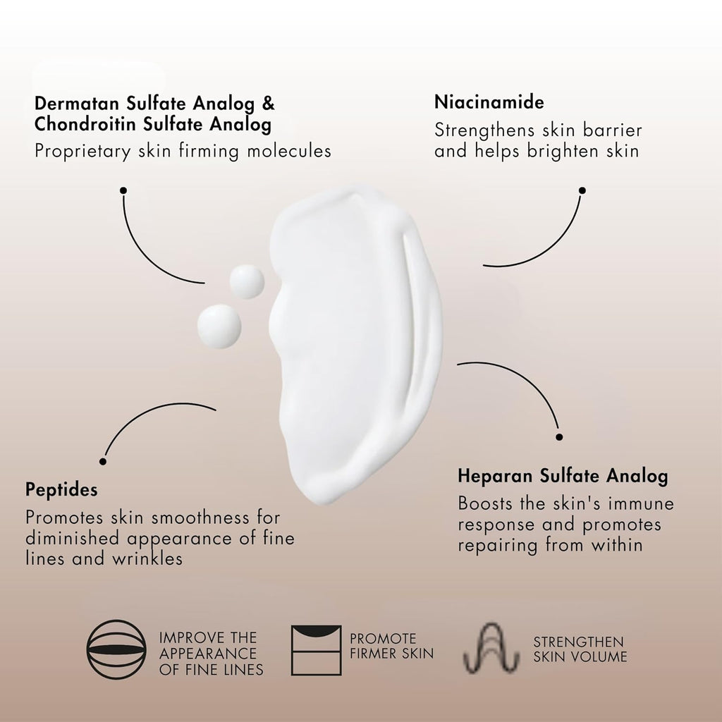 Senté HydraFirm Serum | Supports Collagen and Elastin Production | Restores Firmness and Plumps Skin | Formulated with Patented HSA and Peptides | 1 Fl Oz