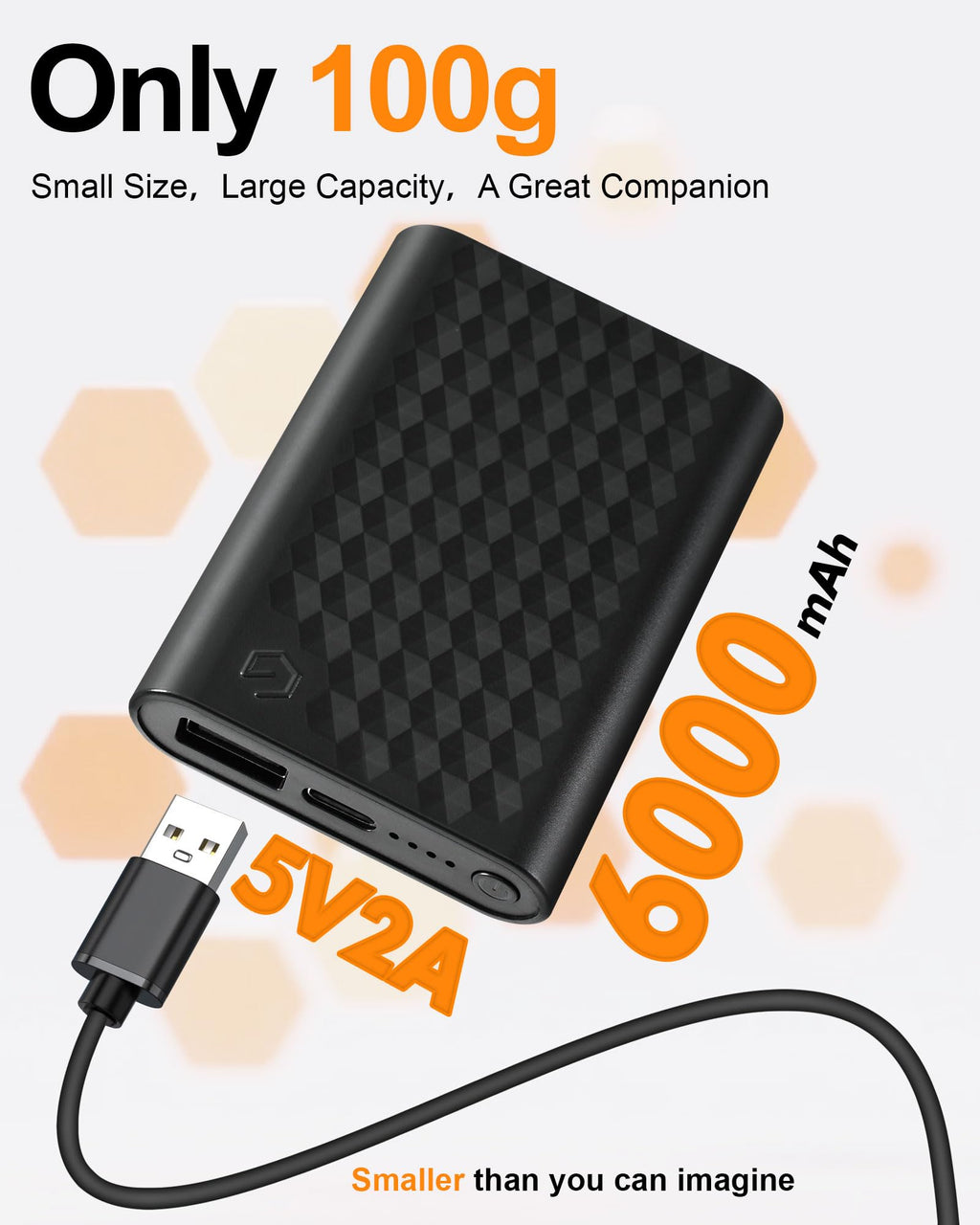 Wulcea Graphene Heated Scarf for Men Women 5V2A 6000mAh Fast Heating Long-Lasting Compact Battery