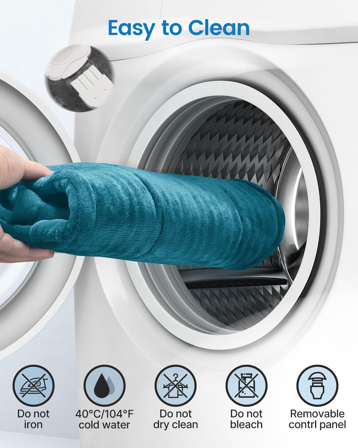 RENPHO Electric Heating Pad for Back, Birthday Christmas Gifts for Women Men Mom Dad Elderly, FSA Eligible Items Only List, Large Heat Pad for Neck Shoulders, 24"x33", ETL Certified, Gray