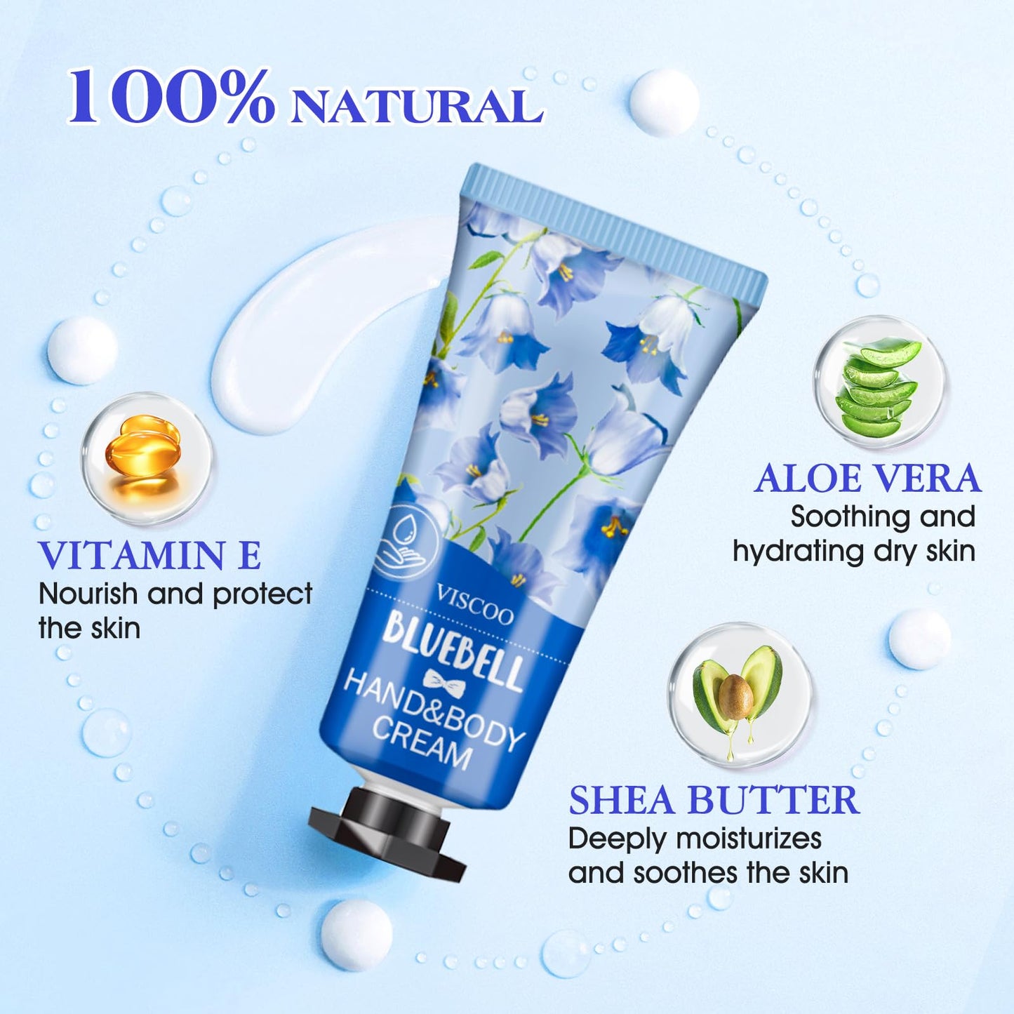 7 Pack Hand Cream Gifts Set for Women,Stocking Stuffers for Women,Teengirls,Christmas Gifts Bulk Gifts,Small Gifts,Mini Moisturizing Hand Lotion Travel Size in Bulk for Dry Cracked Hands