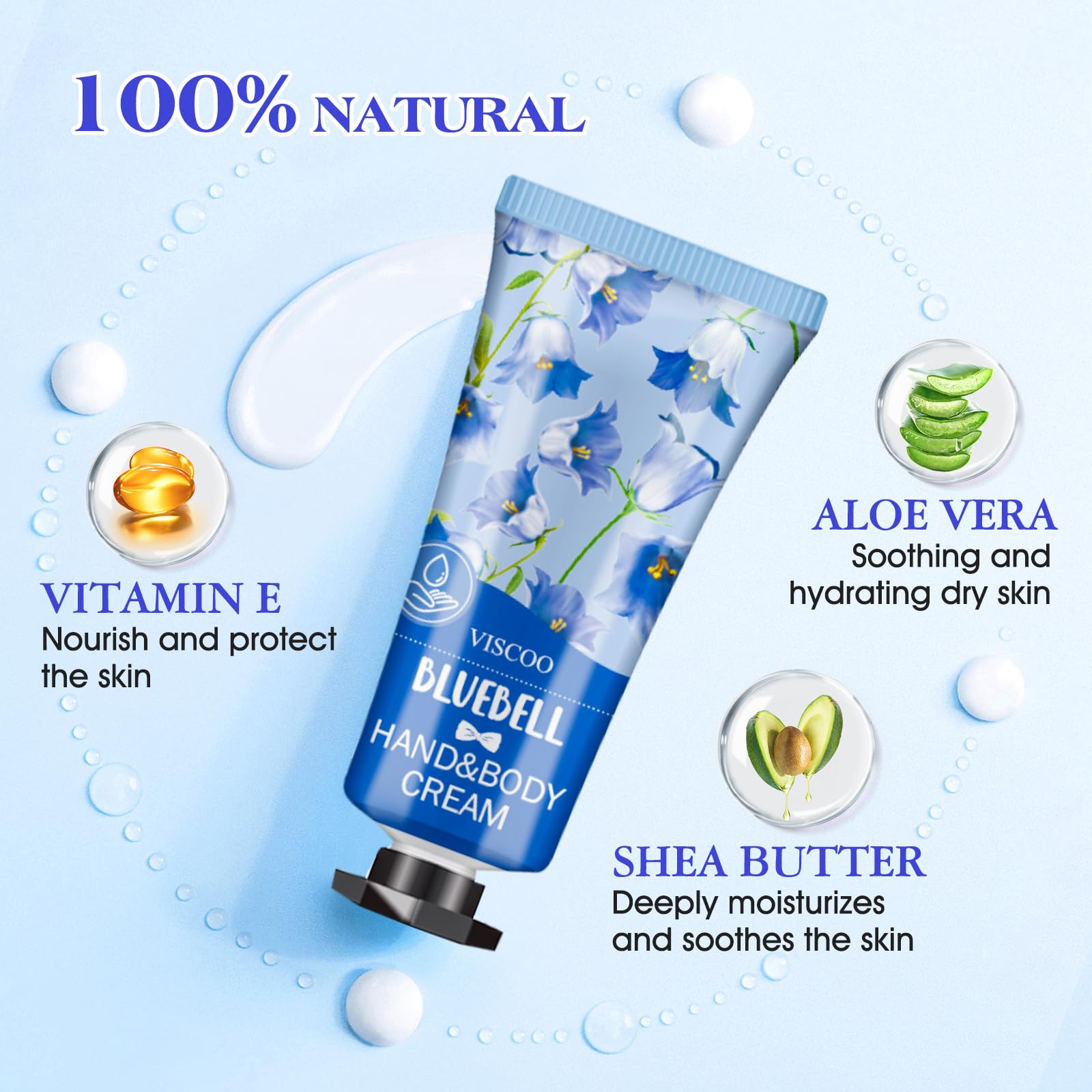 7 Pack Hand Cream Gifts Set for Women,Stocking Stuffers for Women,Teengirls,Christmas Gifts Bulk Gifts,Small Gifts,Mini Moisturizing Hand Lotion Travel Size in Bulk for Dry Cracked Hands