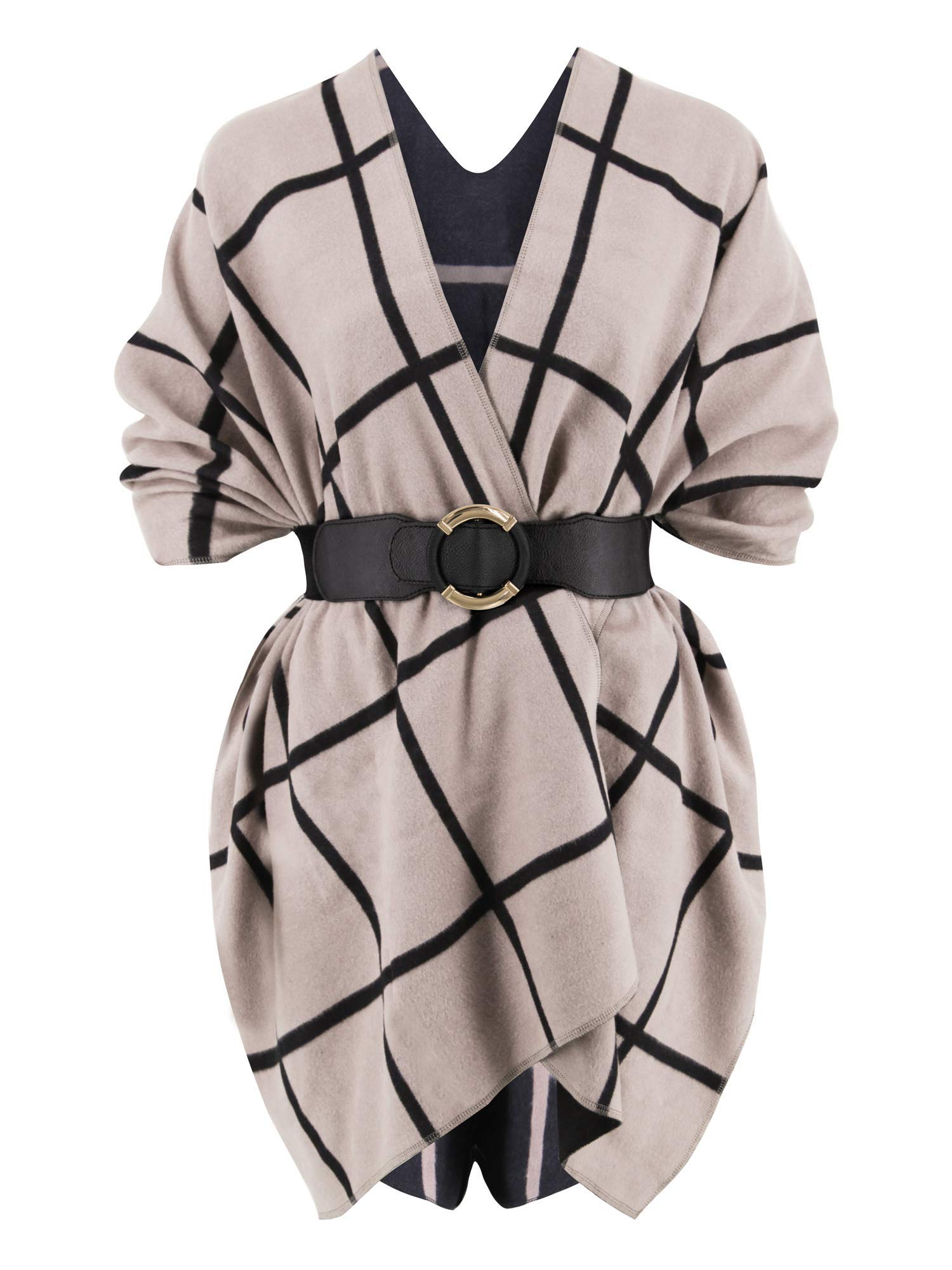 Moss Rose Women's Shawl Wrap Poncho Ruana Cape Open Front Cardigan Shawls for Fall Winter