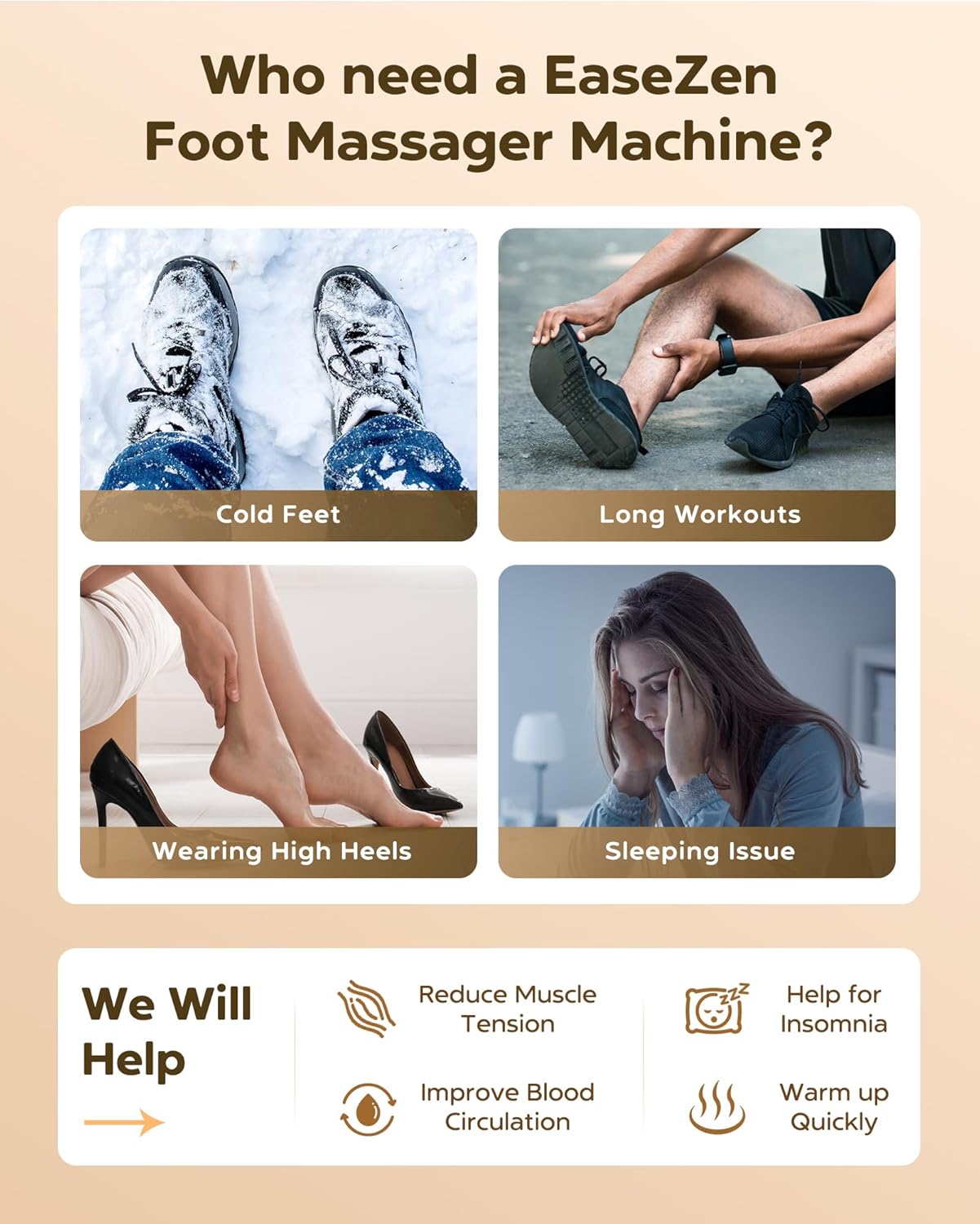 Foot Massager Machine with Heat, Shiatsu Foot Massager with Cordless Remote, 2026 Upgraded Deep Kneading, for Plantar Fasciitis, Neuropathy, Birthday Gifts for Women Mom Men Dad, Up to Foot Size 14