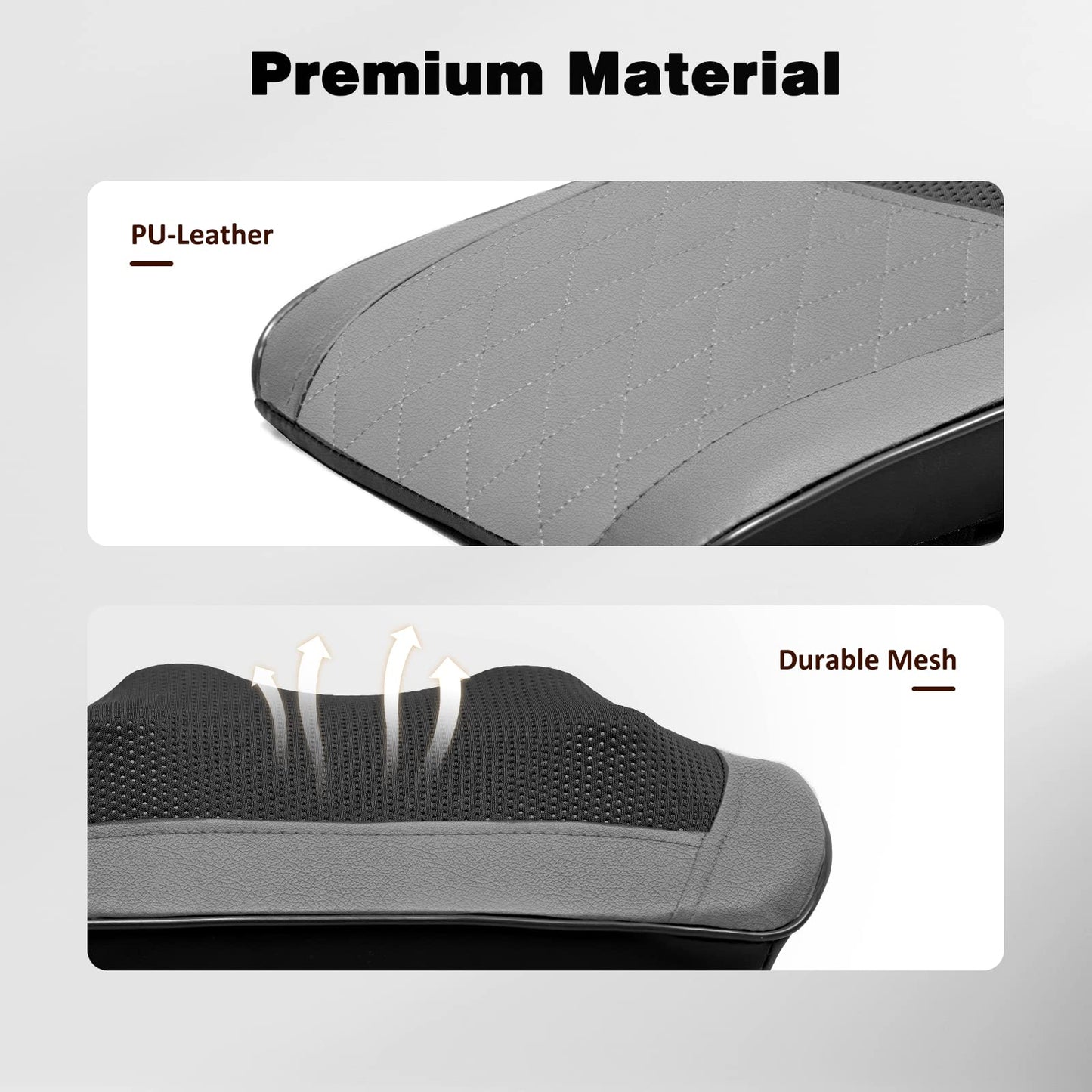 Boriwat Back Massager with Heat, 3D Kneading Massage Pillow for Back, Neck, Shoulder, Leg Pain Relief Deep Tissue, Gifts for Women Men Mom Dad