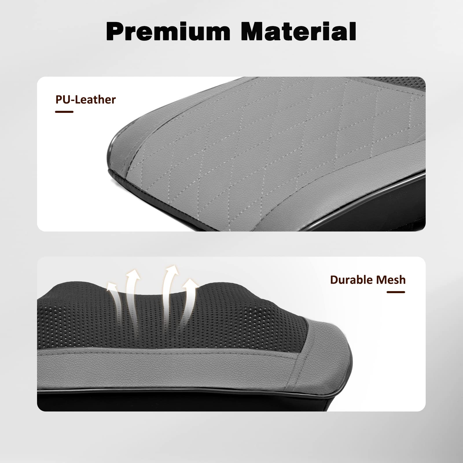 Boriwat Back Massager with Heat, 3D Kneading Massage Pillow for Back, Neck, Shoulder, Leg Pain Relief Deep Tissue, Gifts for Women Men Mom Dad