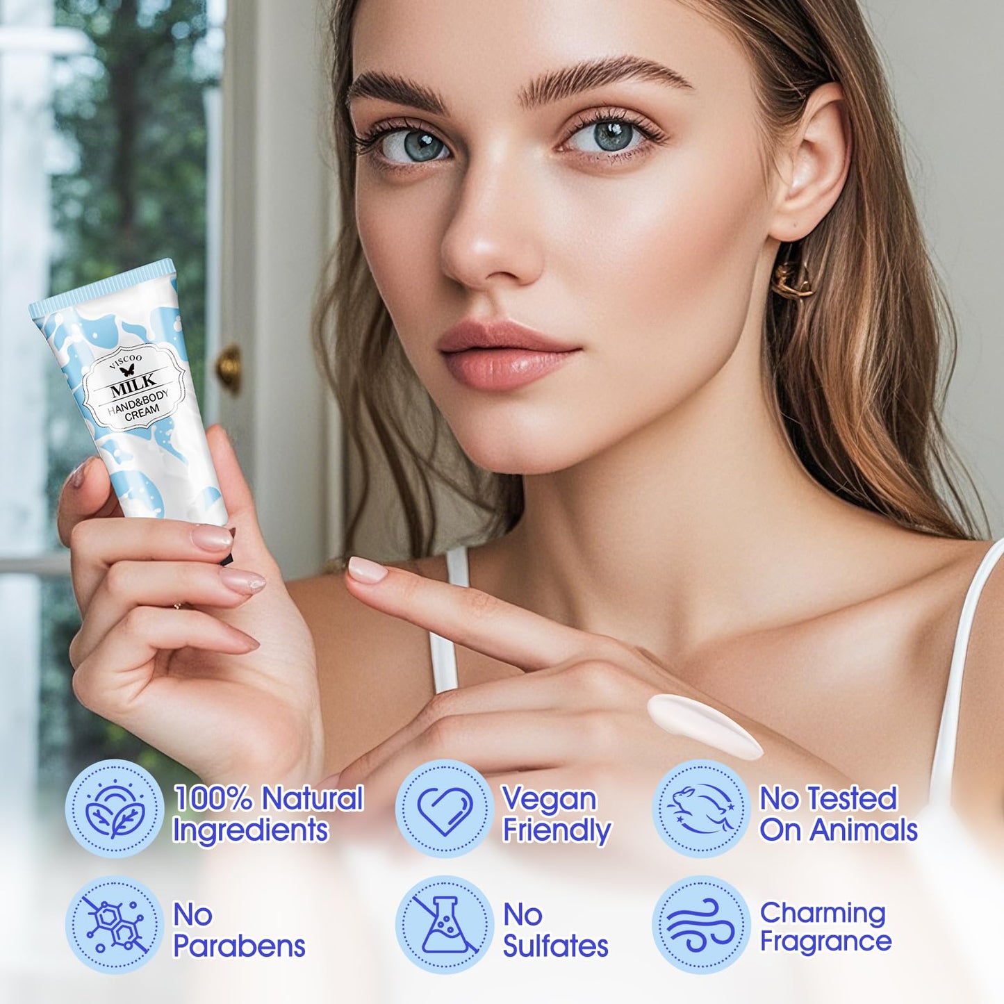 7 Pack Hand Cream Gifts Set for Women,Stocking Stuffers for Women,Teengirls,Christmas Gifts Bulk Gifts,Small Gifts,Mini Moisturizing Hand Lotion Travel Size in Bulk for Dry Cracked Hands