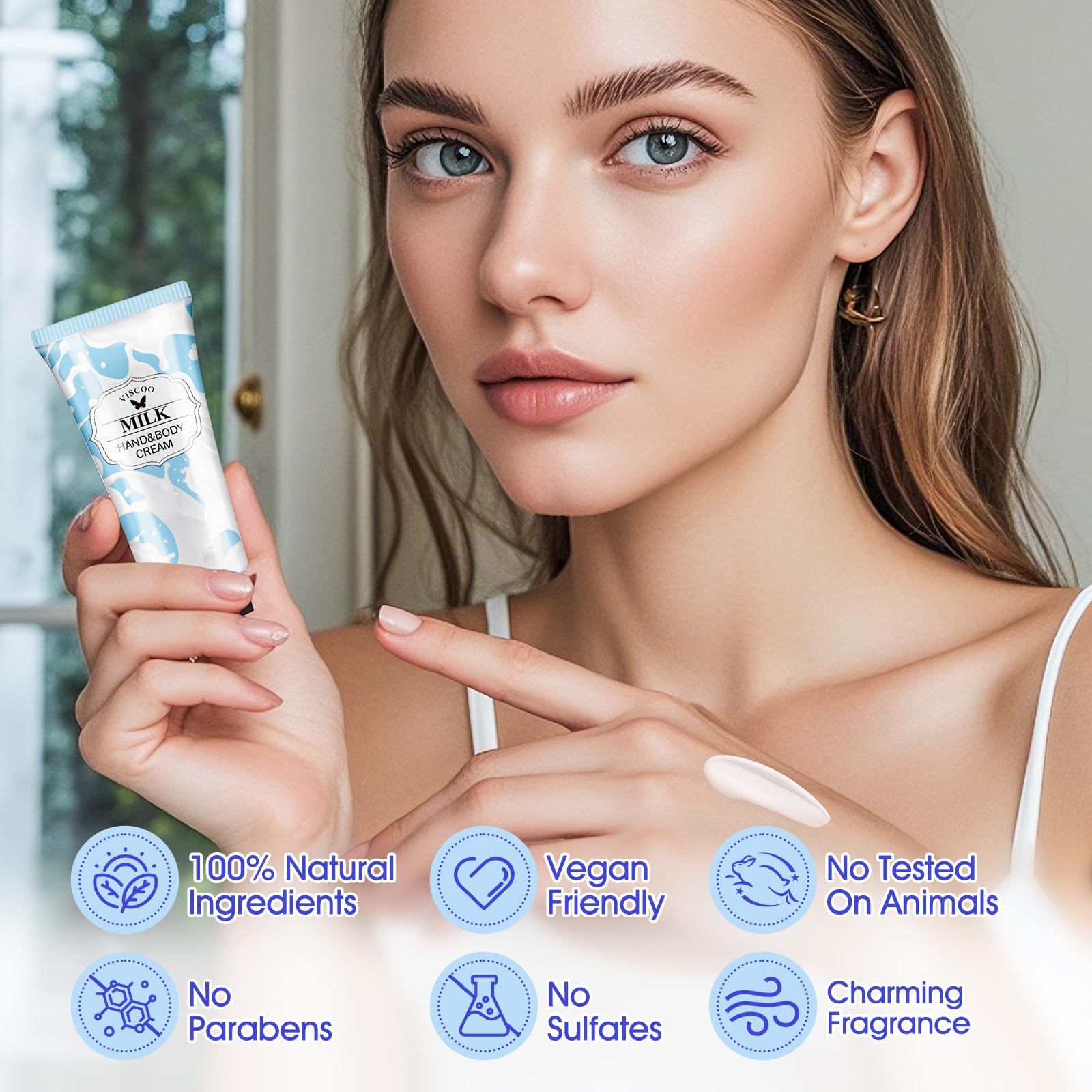 7 Pack Hand Cream Gifts Set for Women,Stocking Stuffers for Women,Teengirls,Christmas Gifts Bulk Gifts,Small Gifts,Mini Moisturizing Hand Lotion Travel Size in Bulk for Dry Cracked Hands