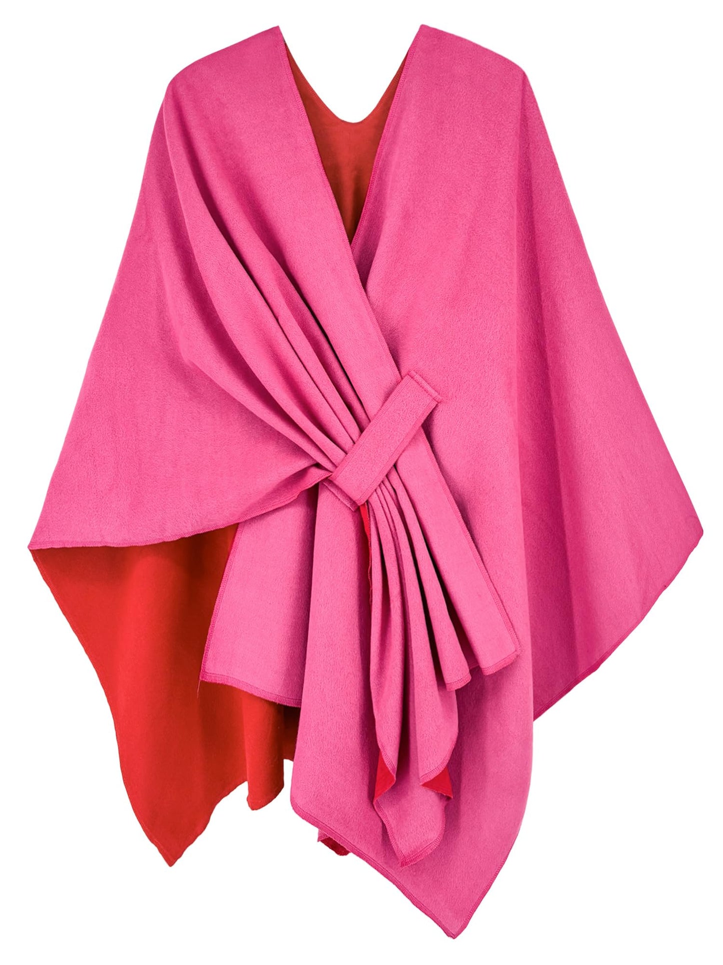 Moss Rose Women's Shawl Wrap Poncho Ruana Cape Open Front Cardigan Shawls for Fall Winter