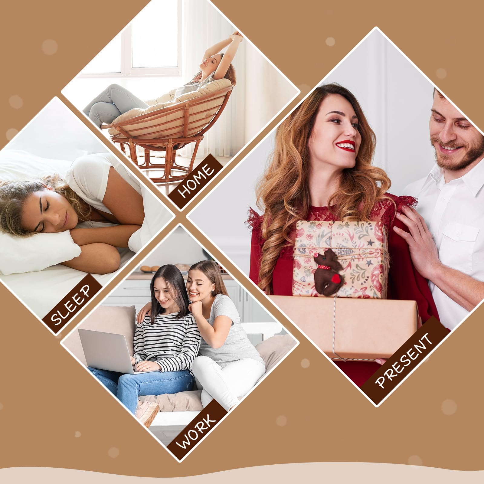 Fuzzy Socks for Women Gifts, Fluffy Cozy Plush Soft Slipper Socks for Fall Winter Christmas Warm Sleeping Home 5/6 Pairs