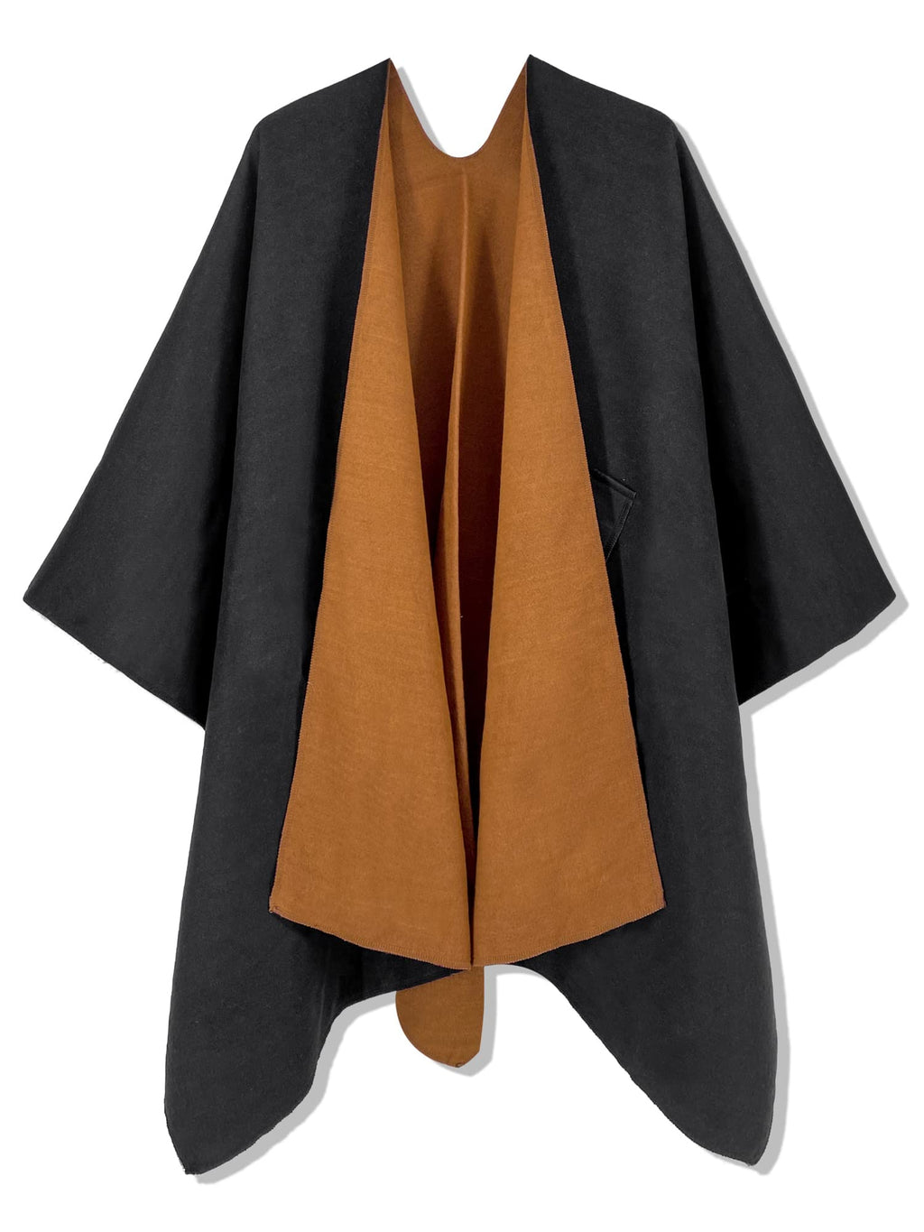 Moss Rose Women's Shawl Wrap Poncho Ruana Cape Open Front Cardigan Shawls for Fall Winter