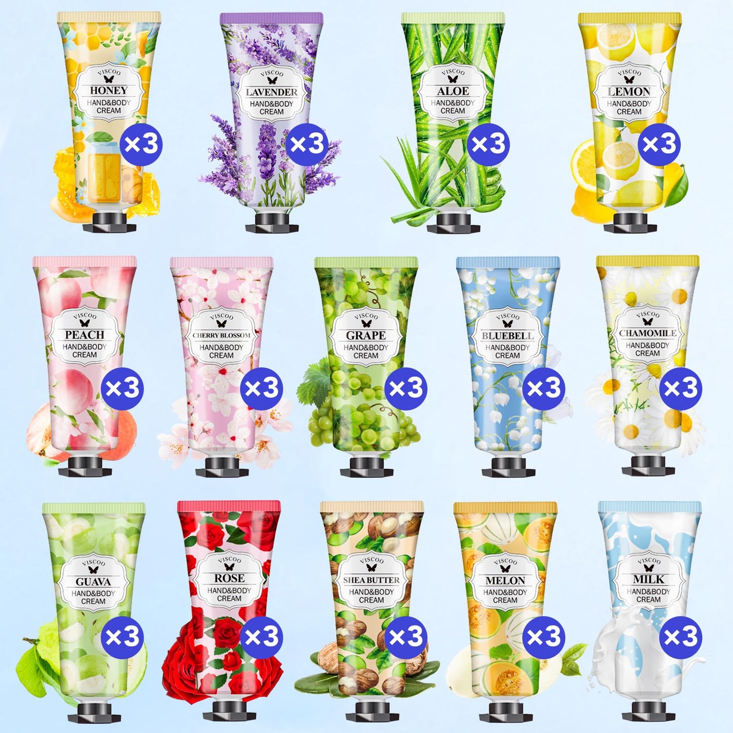 7 Pack Hand Cream Gifts Set for Women,Stocking Stuffers for Women,Teengirls,Christmas Gifts Bulk Gifts,Small Gifts,Mini Moisturizing Hand Lotion Travel Size in Bulk for Dry Cracked Hands