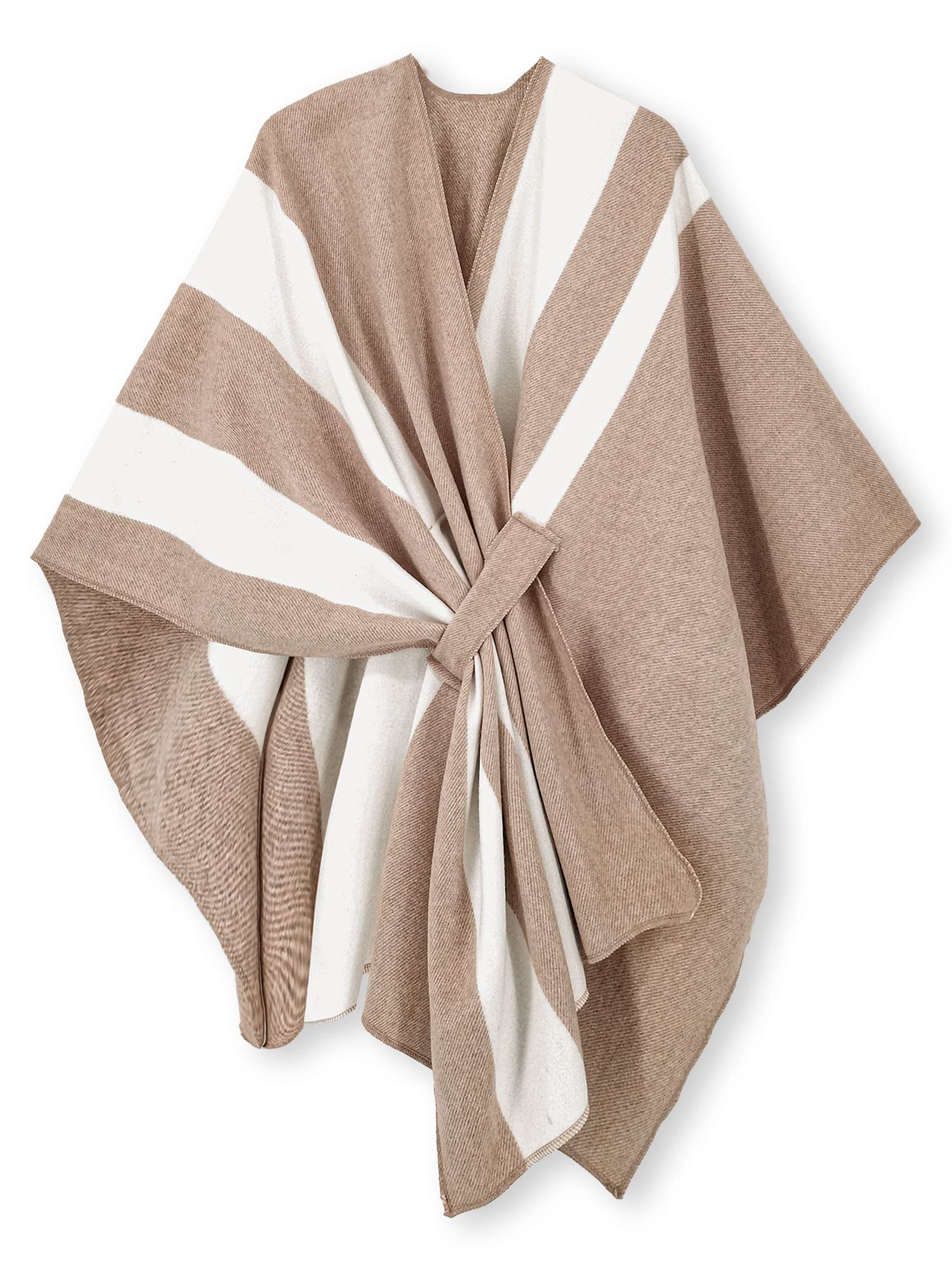 Moss Rose Women's Shawl Wrap Poncho Ruana Cape Open Front Cardigan Shawls for Fall Winter