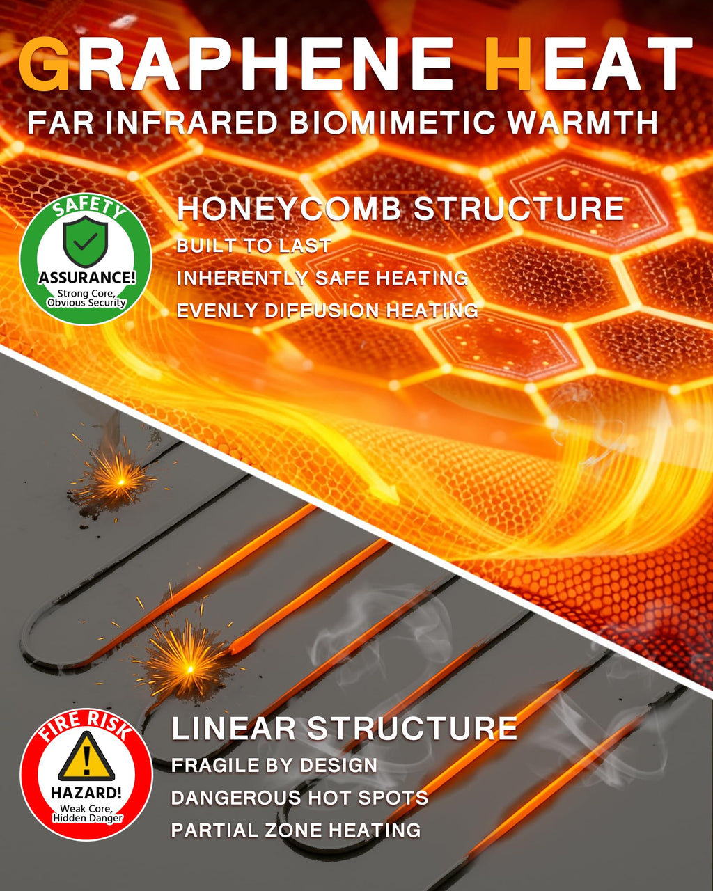 Graphene Women Heated Jacket 12V Fast Charge 18400mAh Large Capacity