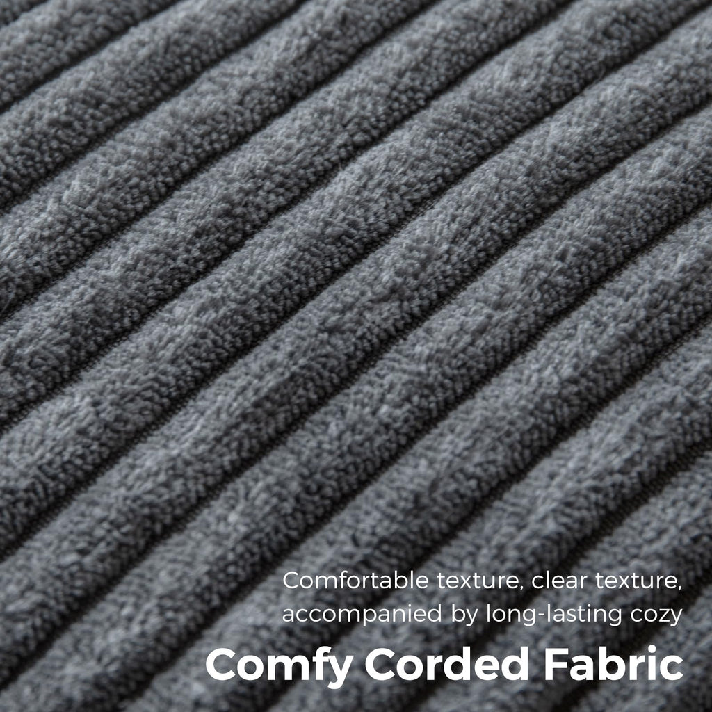 MAXYOYO Folding Sofa Bed, Convertible Sleeper Chair with Pillow Foldable Mattress with Back Support, Portable Fold Out Chair Bed Comfy Floor Sofa Lounge for Living Room Bedroom, Dark Grey, Single