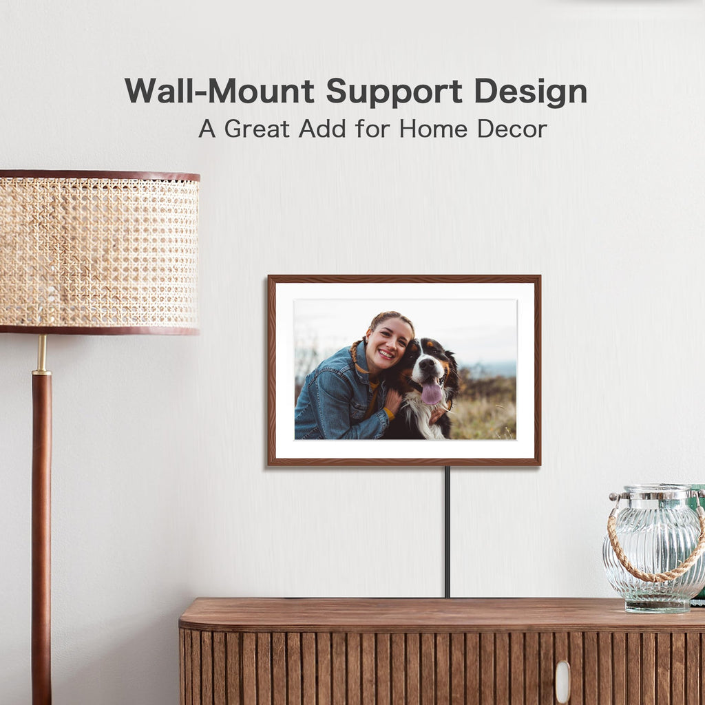 Digital Picture Frame, 10.1'' Frameo Digital Frame Wifi, 32GB Memory, 1280*800 HD Touch Screen Digital Photo Frame, Wall Mountable, Auto-Rotate, Share Instantly, Wedding, Birthday Gifts for Women, Mom