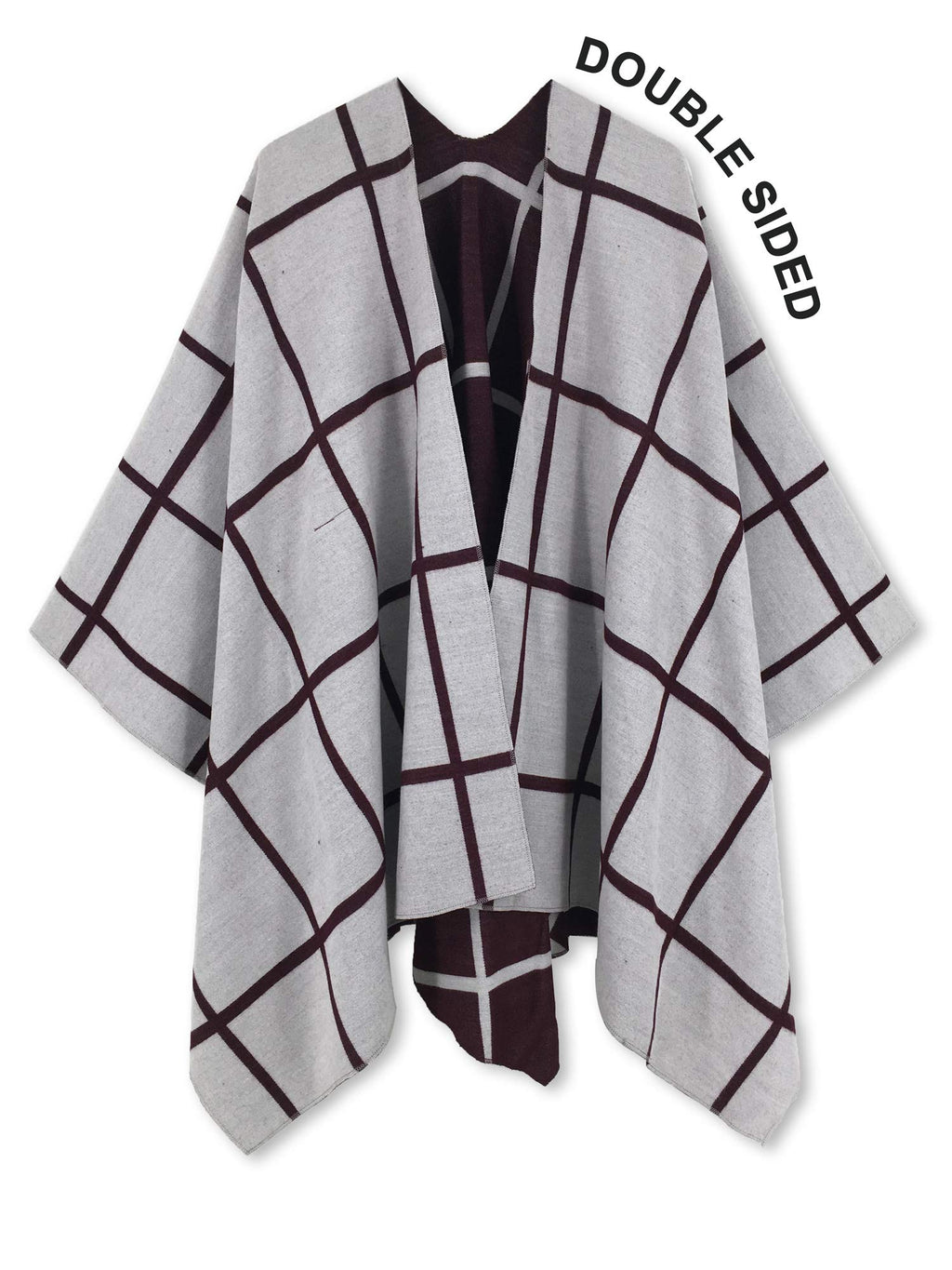Moss Rose Women's Shawl Wrap Poncho Ruana Cape Open Front Cardigan Shawls for Fall Winter