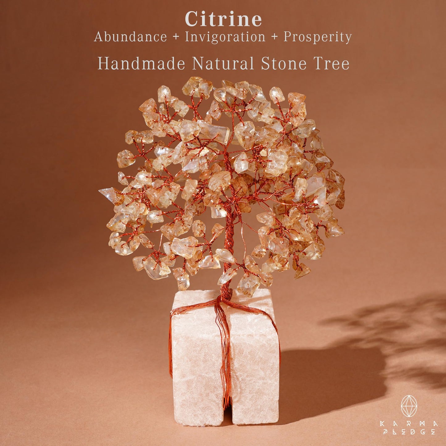 Crystal Tree of Life 7 Chakra Healing Crystals Trees for Home Decor, Office Desk Decor, Boho Decor, Handmade Bonsai Trees for Positive Energy, Money, Good Luck Birthday Gifts for Women, Mom