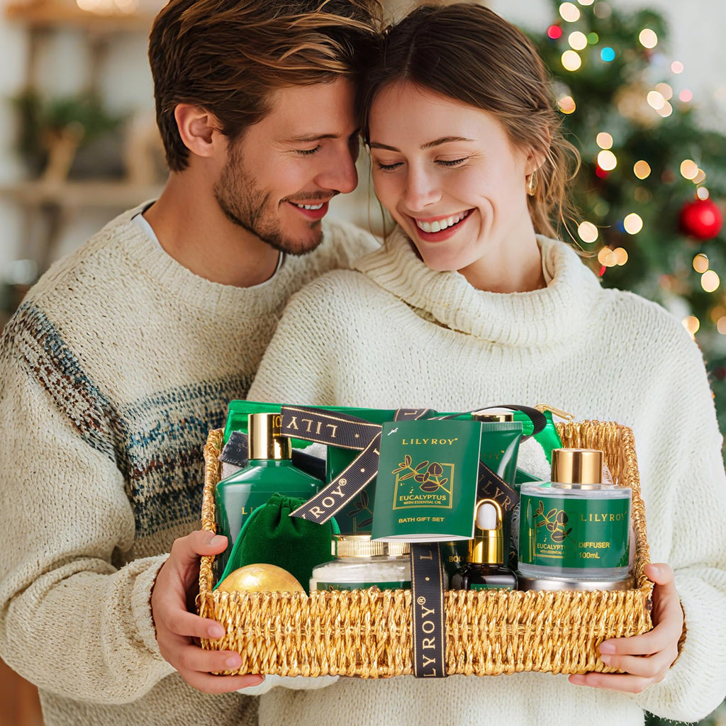 Christmas Gift Basket Set for Women - Ultimate 15-Piece Bath & Body Gift Set, Spa Gift Basket, Bath Collection | Birthday Gift, Mothers Day Gifts for Mom, Perfect Present for Her & Mom All Occasions