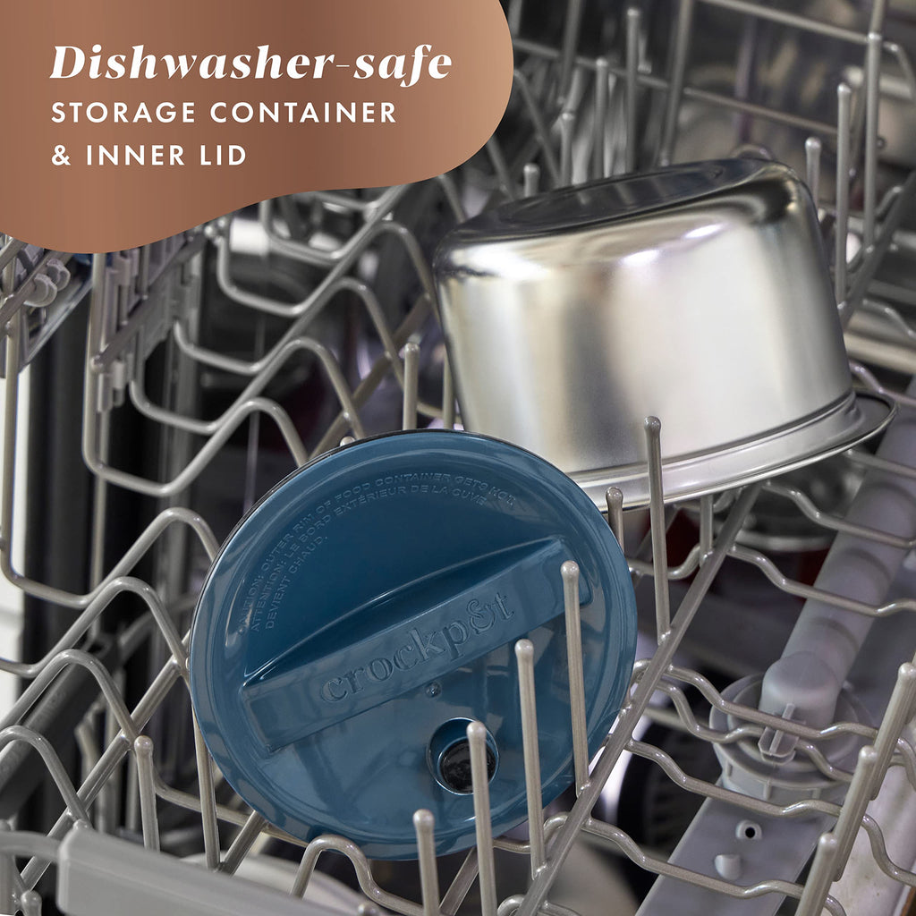 Crock-Pot 20-Ounce Electric Lunch Box, Portable Food Warmer, Blush Pink | Perfect for Travel, Car, On-the-Go | Spill-Free, Dishwasher-Safe