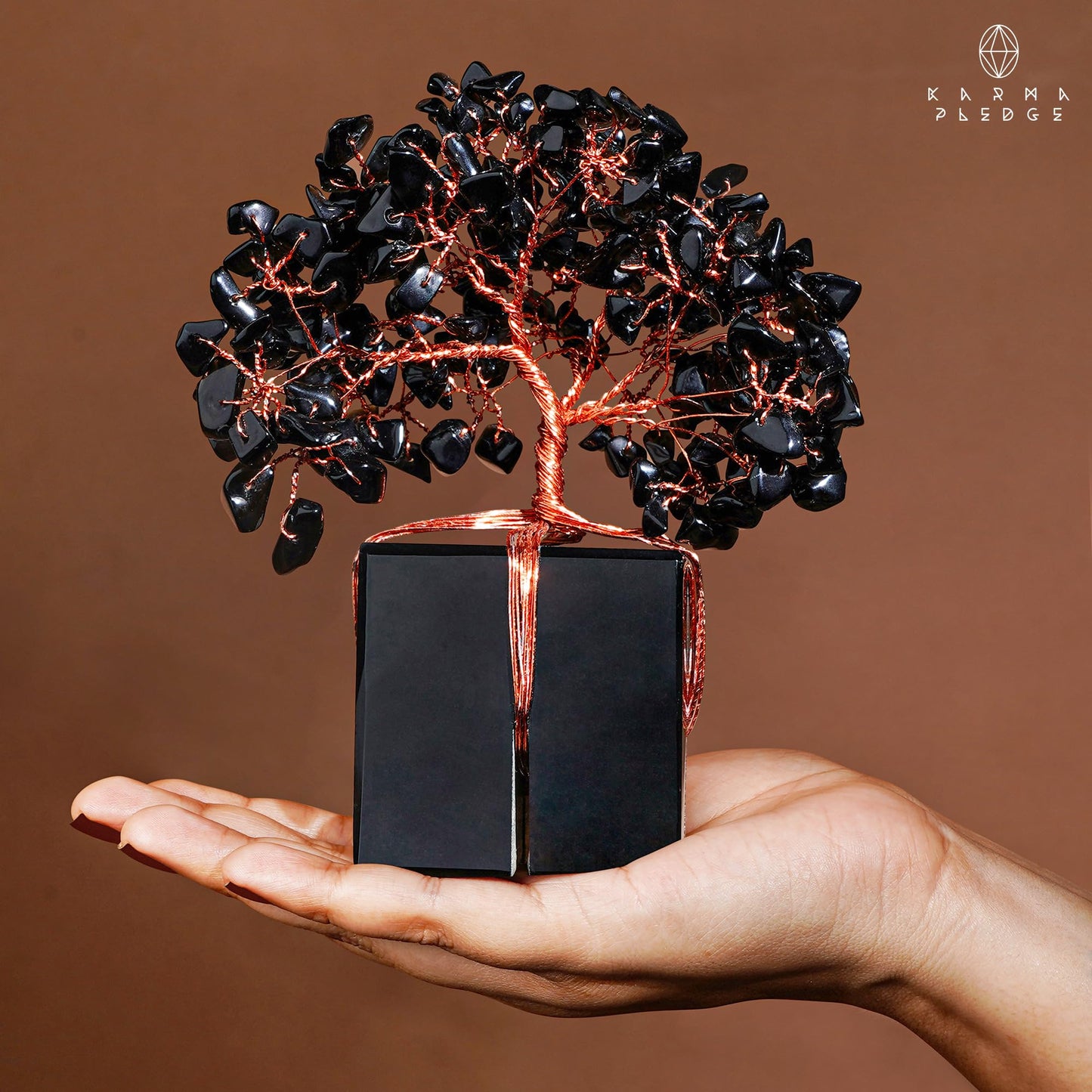 Crystal Tree of Life 7 Chakra Healing Crystals Trees for Home Decor, Office Desk Decor, Boho Decor, Handmade Bonsai Trees for Positive Energy, Money, Good Luck Birthday Gifts for Women, Mom