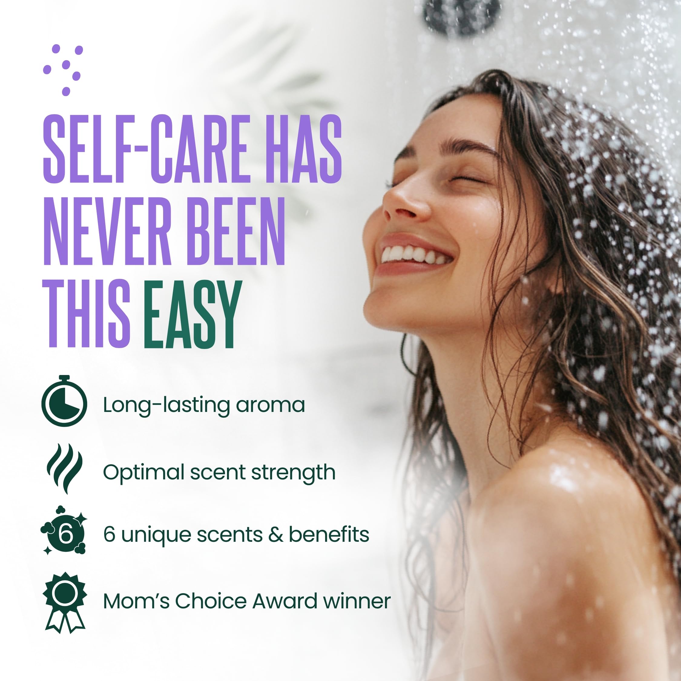 Cleverfy Shower Steamers Aromatherapy – Stocking Stuffers for Teen Girls, Women and Wife – Christmas Gifts for Teens and Women – White Elephant Gifts for Adults – 6 Tablets