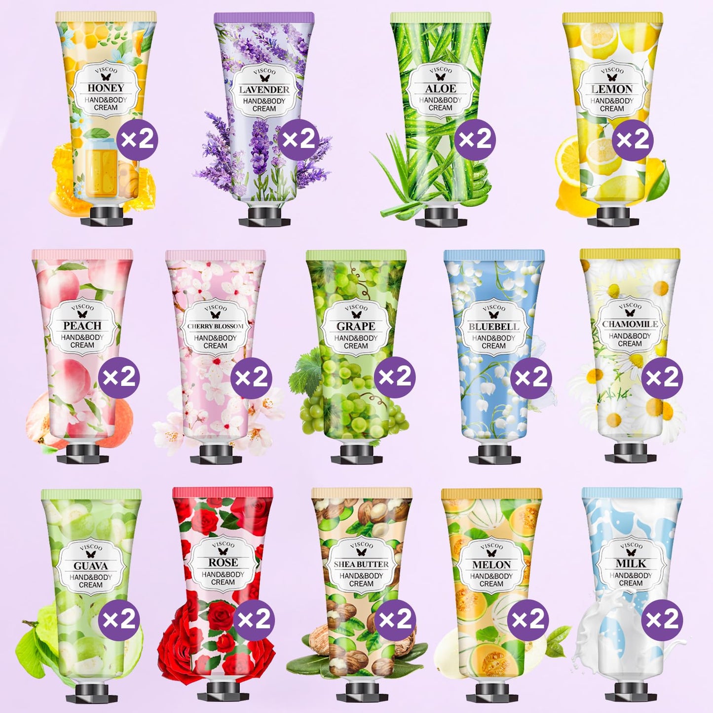 7 Pack Hand Cream Gifts Set for Women,Stocking Stuffers for Women,Teengirls,Christmas Gifts Bulk Gifts,Small Gifts,Mini Moisturizing Hand Lotion Travel Size in Bulk for Dry Cracked Hands