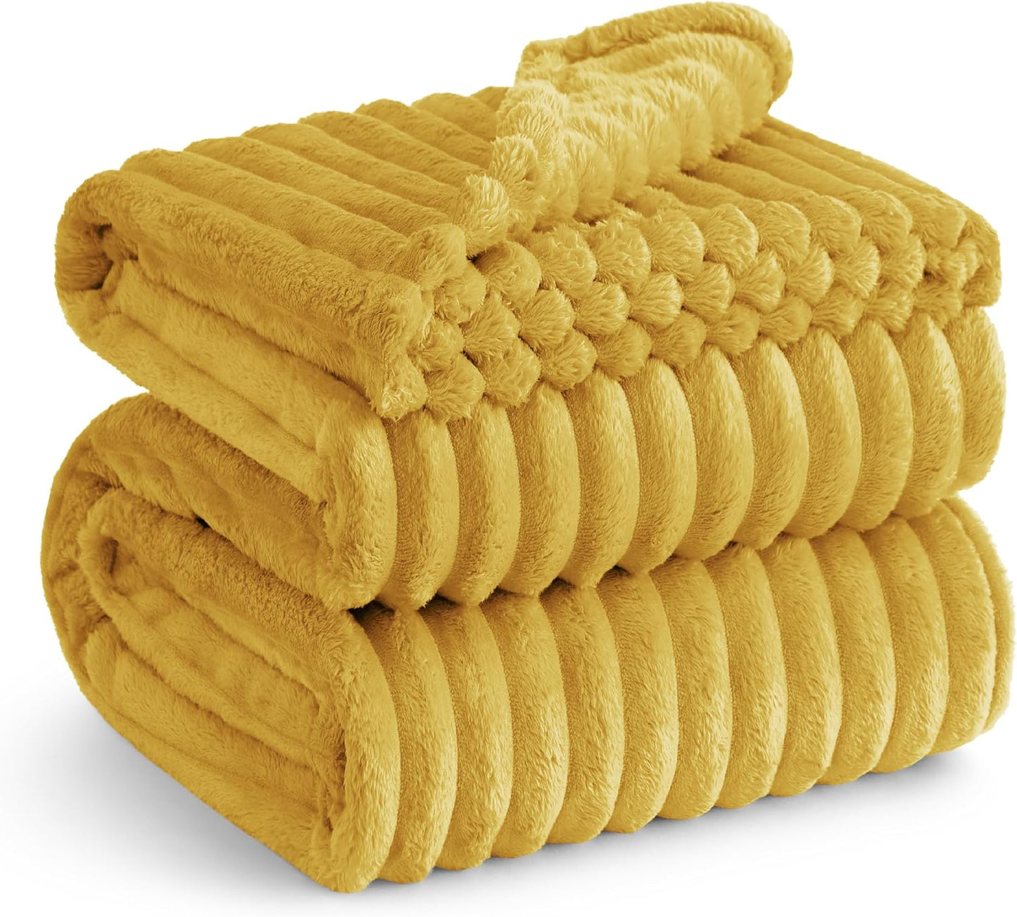 Bedsure GentleSoft White Throw Blanket for Couch - Cozy Blanket for Women, Cute Fleece Throw for Girls, Christmas Birthday Gifts for Women Men Teen, Room Home Boho Fall Decor, Off White, 50x60 Inches