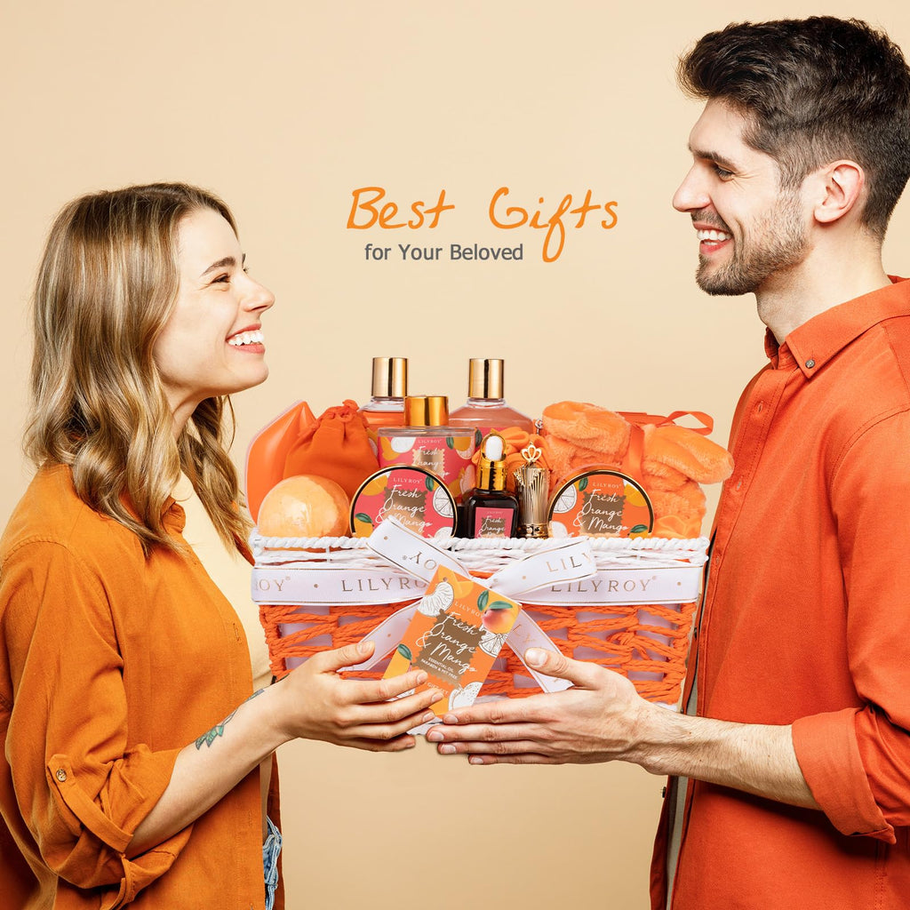 Christmas Gift Basket Set for Women - Ultimate 15-Piece Bath & Body Gift Set, Spa Gift Basket, Bath Collection | Birthday Gift, Mothers Day Gifts for Mom, Perfect Present for Her & Mom All Occasions