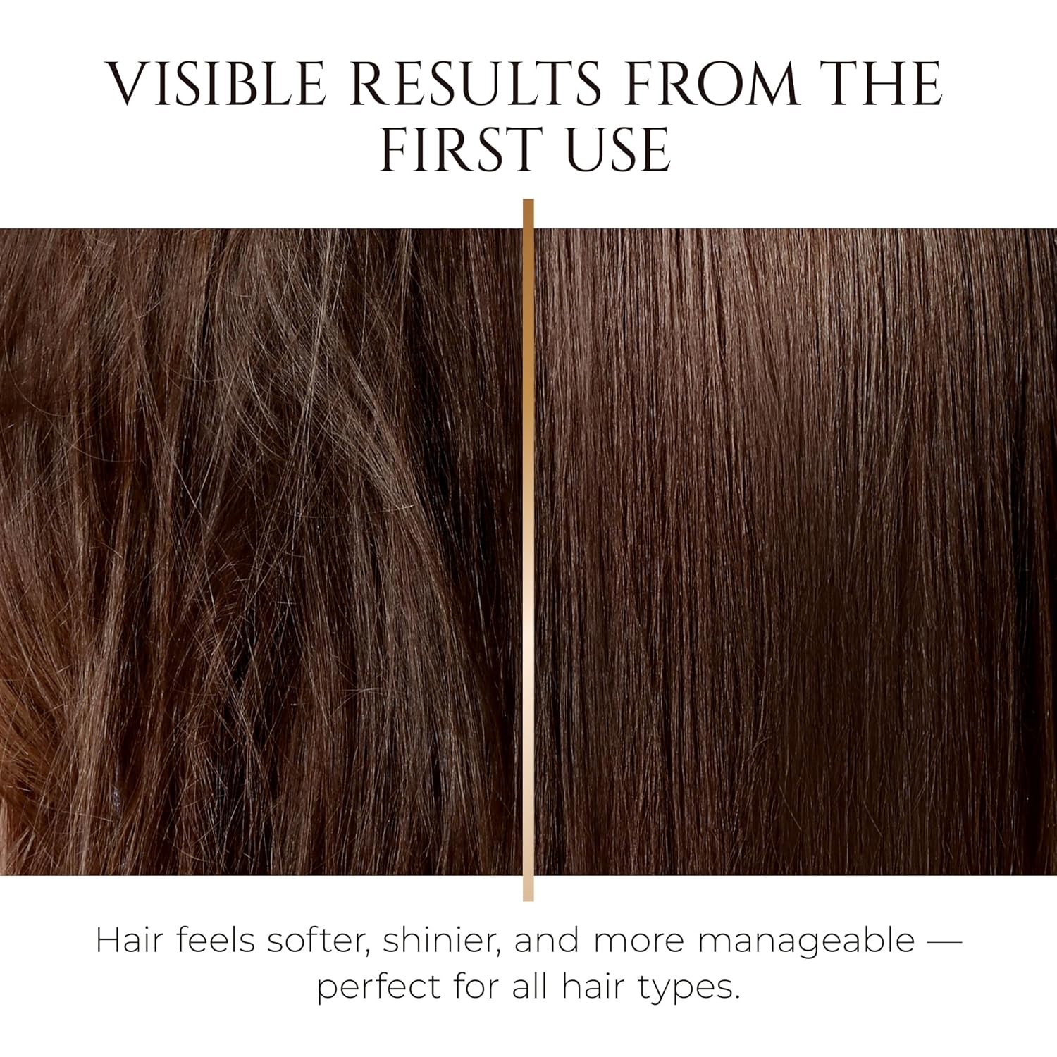 HADAT Golden Hour Express HAIR MASK – Premium Professional Hair Treatment with Pearl Powder – Hydration for Dry Damaged Hair – Nourishing Oils – Split Ends – Salon Quality – Made in Israel, 9.47 Fl Oz