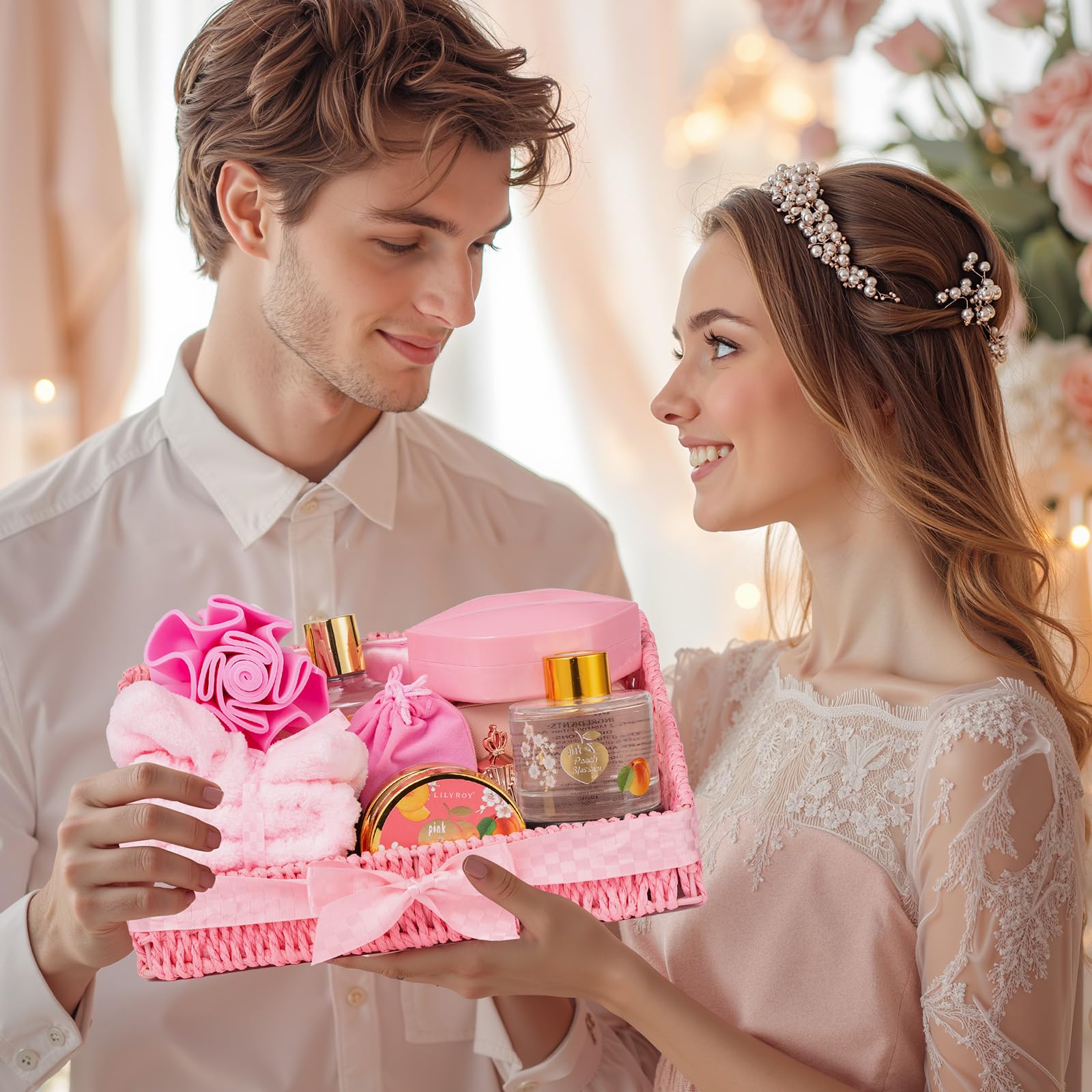 Christmas Gift Basket Set for Women - Ultimate 15-Piece Bath & Body Gift Set, Spa Gift Basket, Bath Collection | Birthday Gift, Mothers Day Gifts for Mom, Perfect Present for Her & Mom All Occasions