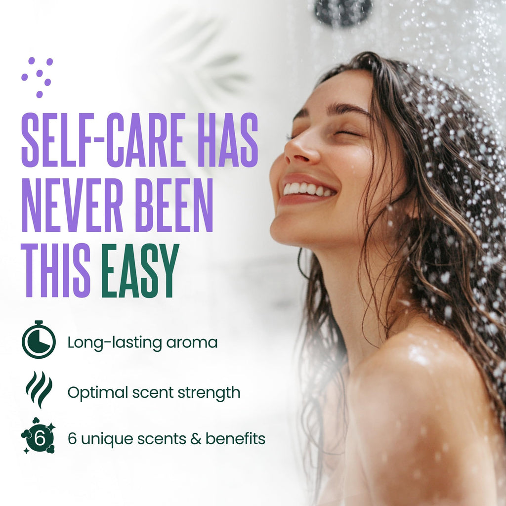 Cleverfy Shower Steamers Aromatherapy – Stocking Stuffers for Teen Girls, Women and Wife – Christmas Gifts for Teens and Women – White Elephant Gifts for Adults – 6 Tablets