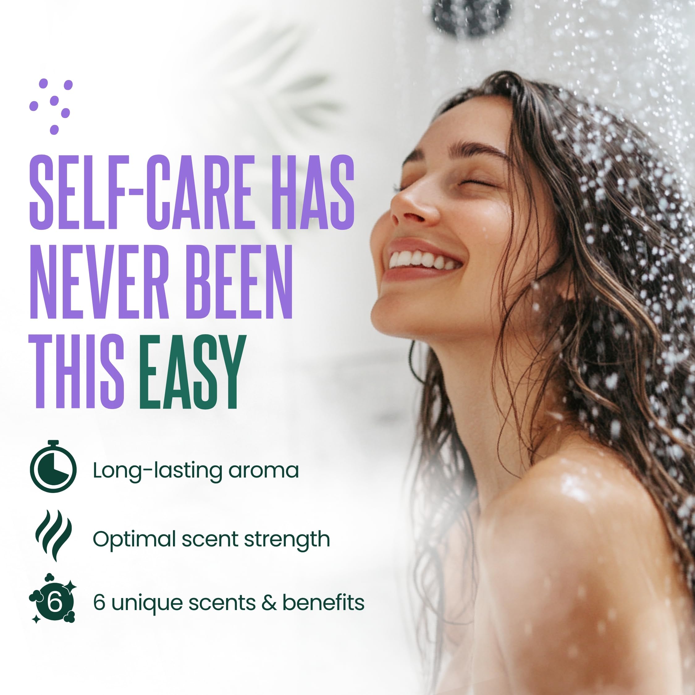 Cleverfy Shower Steamers Aromatherapy – Stocking Stuffers for Teen Girls, Women and Wife – Christmas Gifts for Teens and Women – White Elephant Gifts for Adults – 6 Tablets