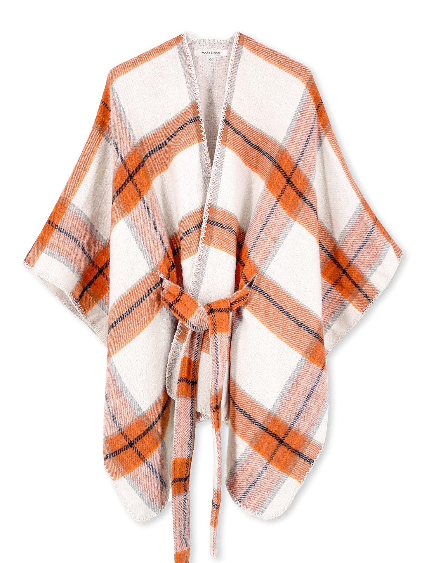 Moss Rose Women's Shawl Wrap Poncho Ruana Cape Open Front Cardigan Shawls for Fall Winter