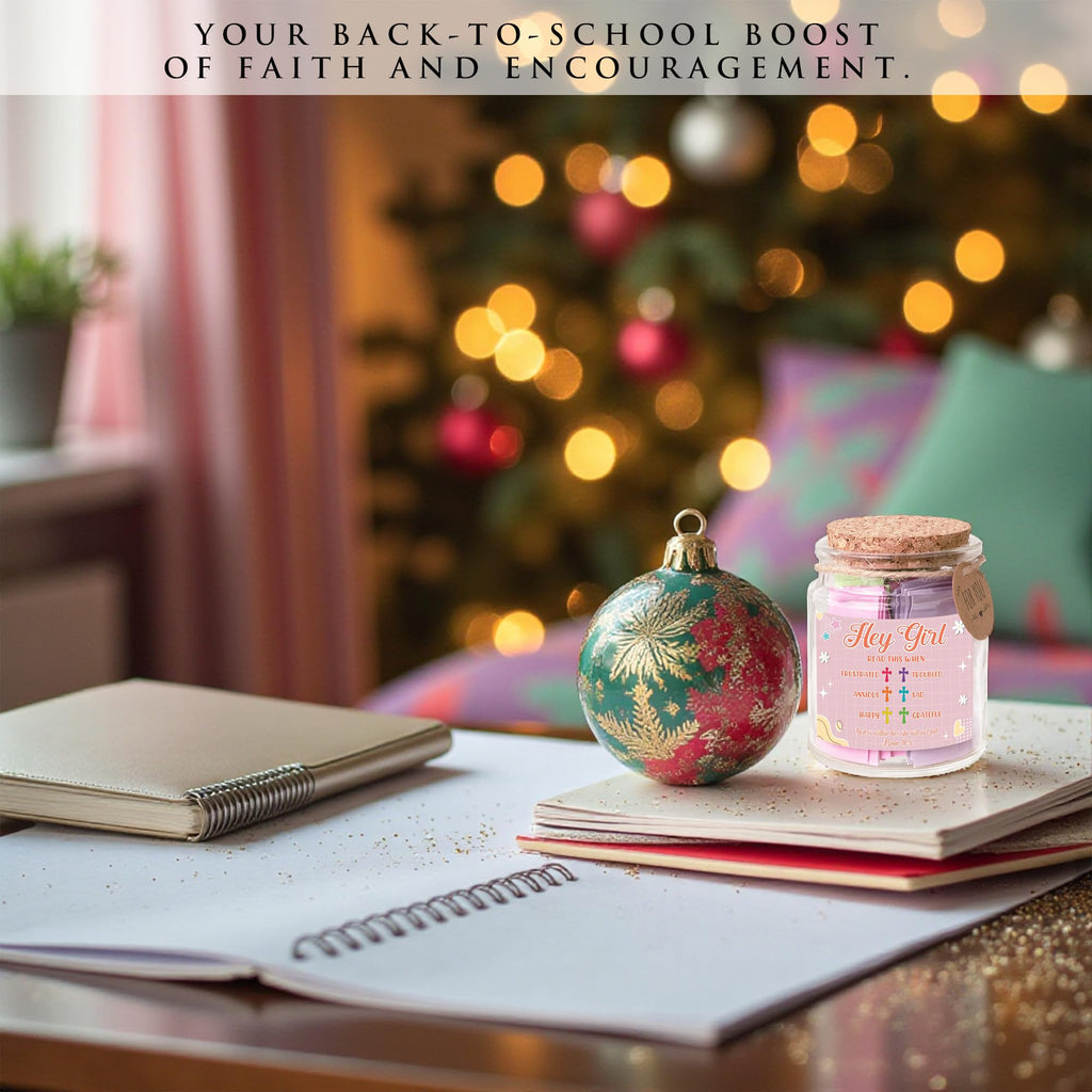 Read This When Bible Verses Jar for Daily Encouragement – Christian, Birthday & Christmas Gifts for Women; Great Gift for Mom, White Elephant Gift & Stocking Stuffer for Women