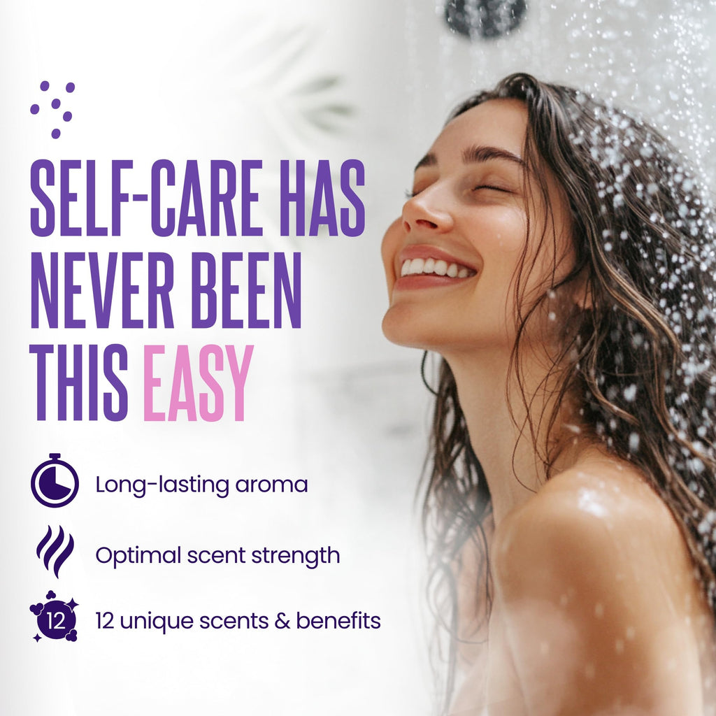 Cleverfy Shower Steamers Aromatherapy – Stocking Stuffers for Teen Girls, Women and Wife – Christmas Gifts for Teens and Women – White Elephant Gifts for Adults – 6 Tablets